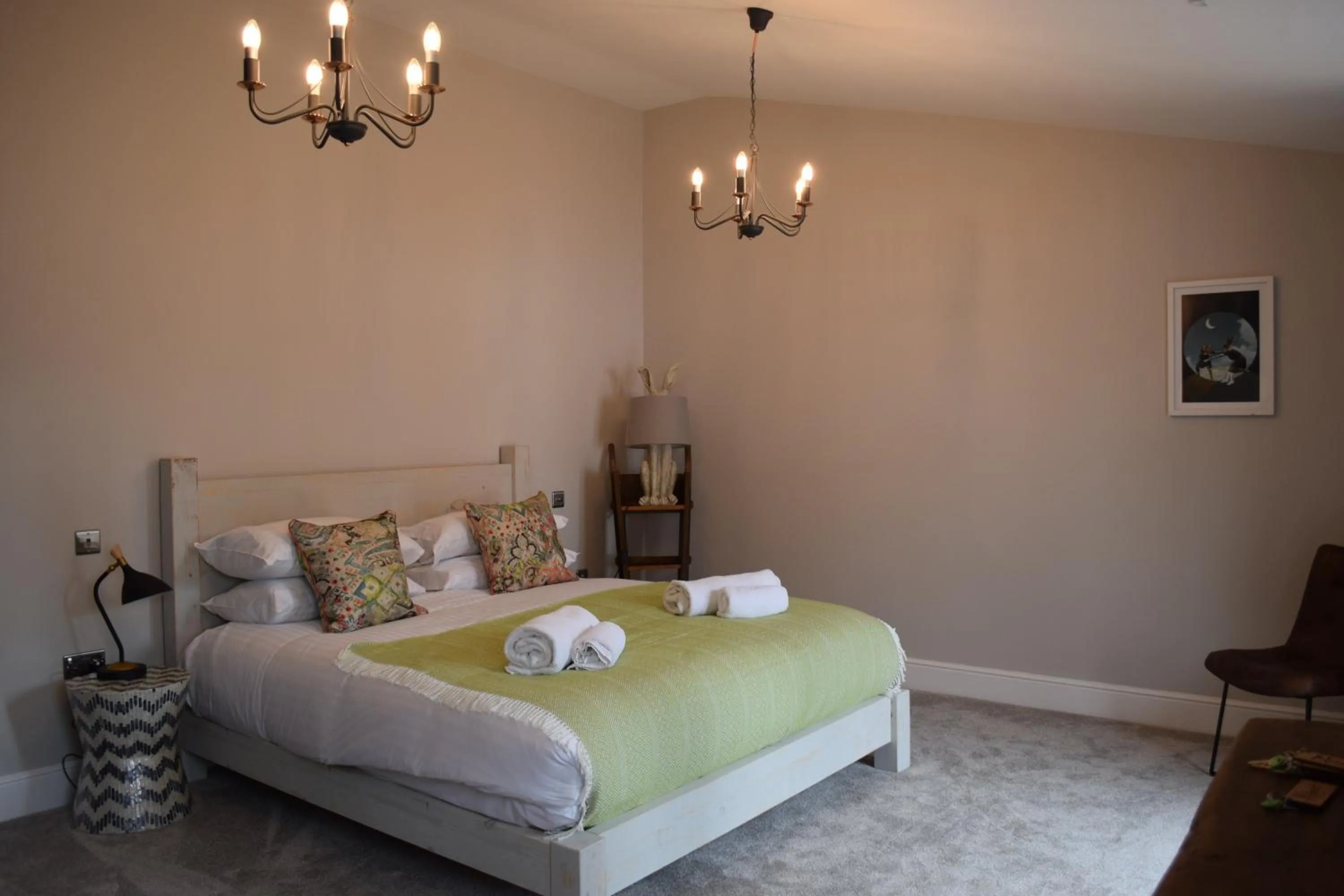 Bed in The Manor House at Quorn