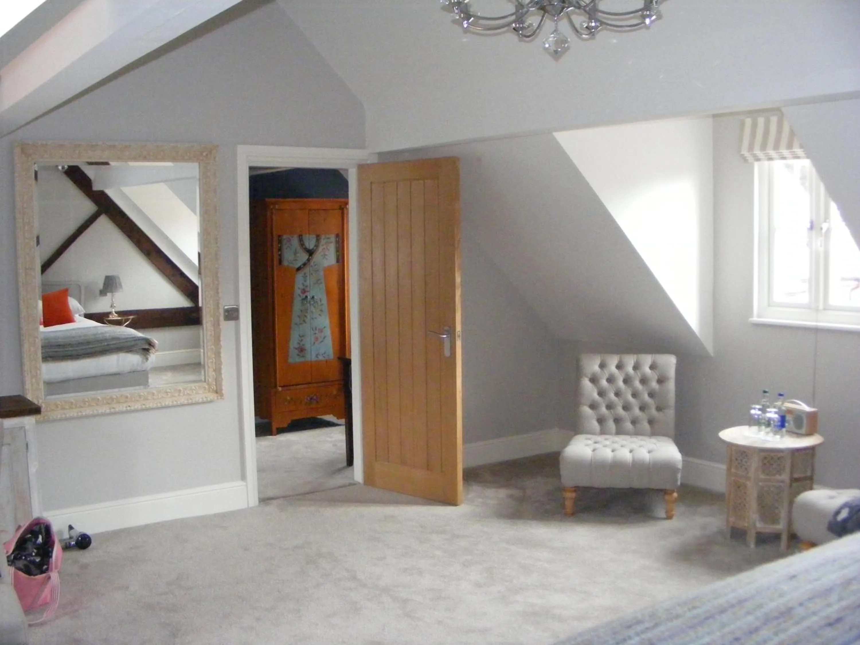 Seating area, Bed in The Manor House at Quorn