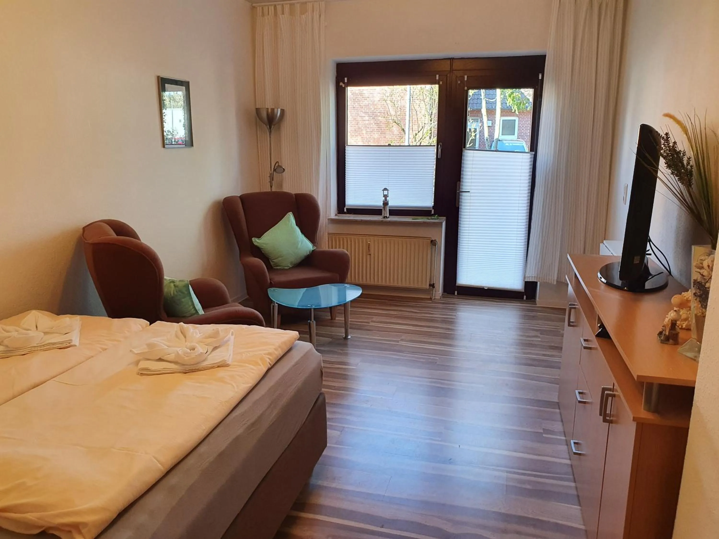 Bed in Hotel Garni Kröger