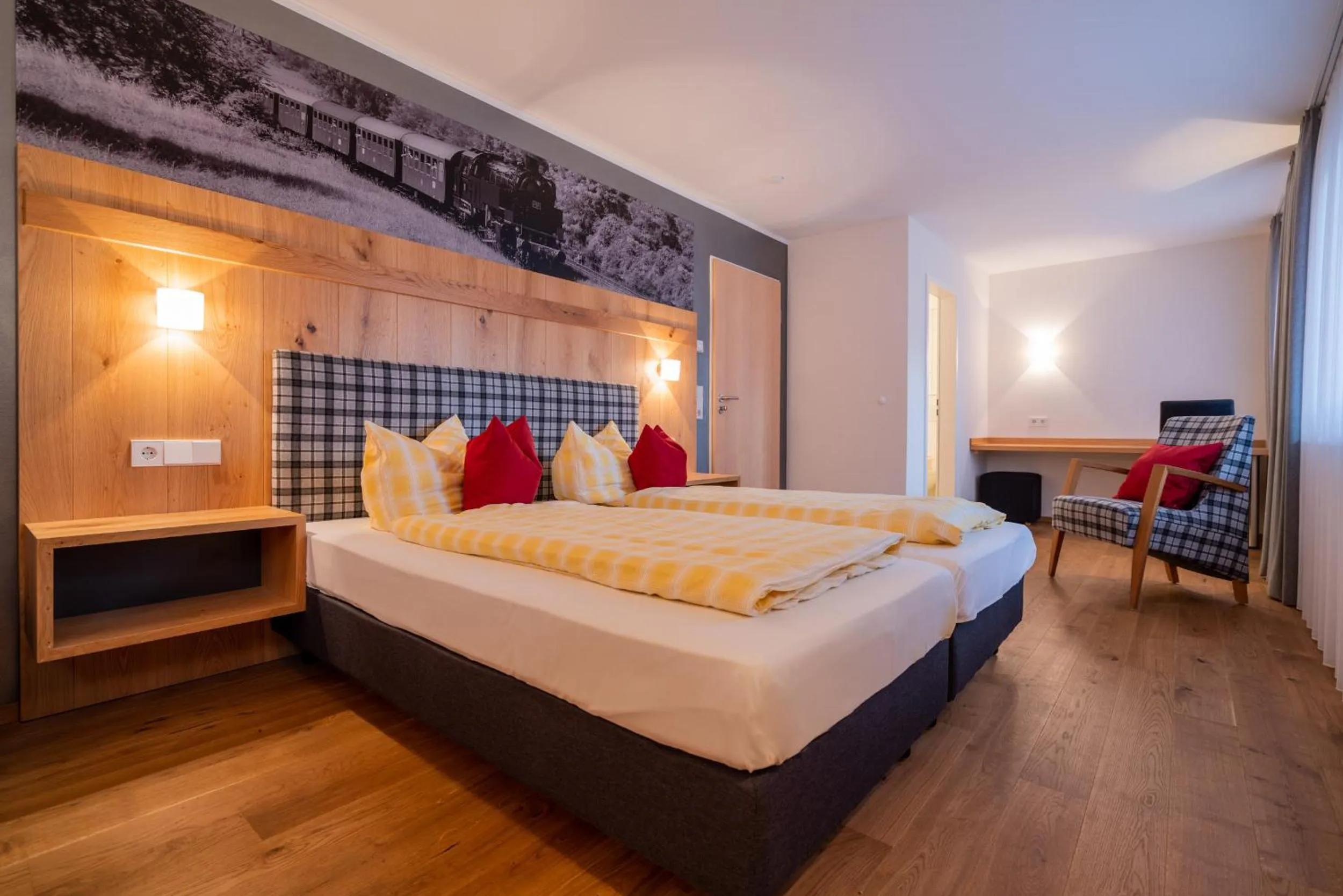 Bed in Gasthaus-Pension Zum Kreuz