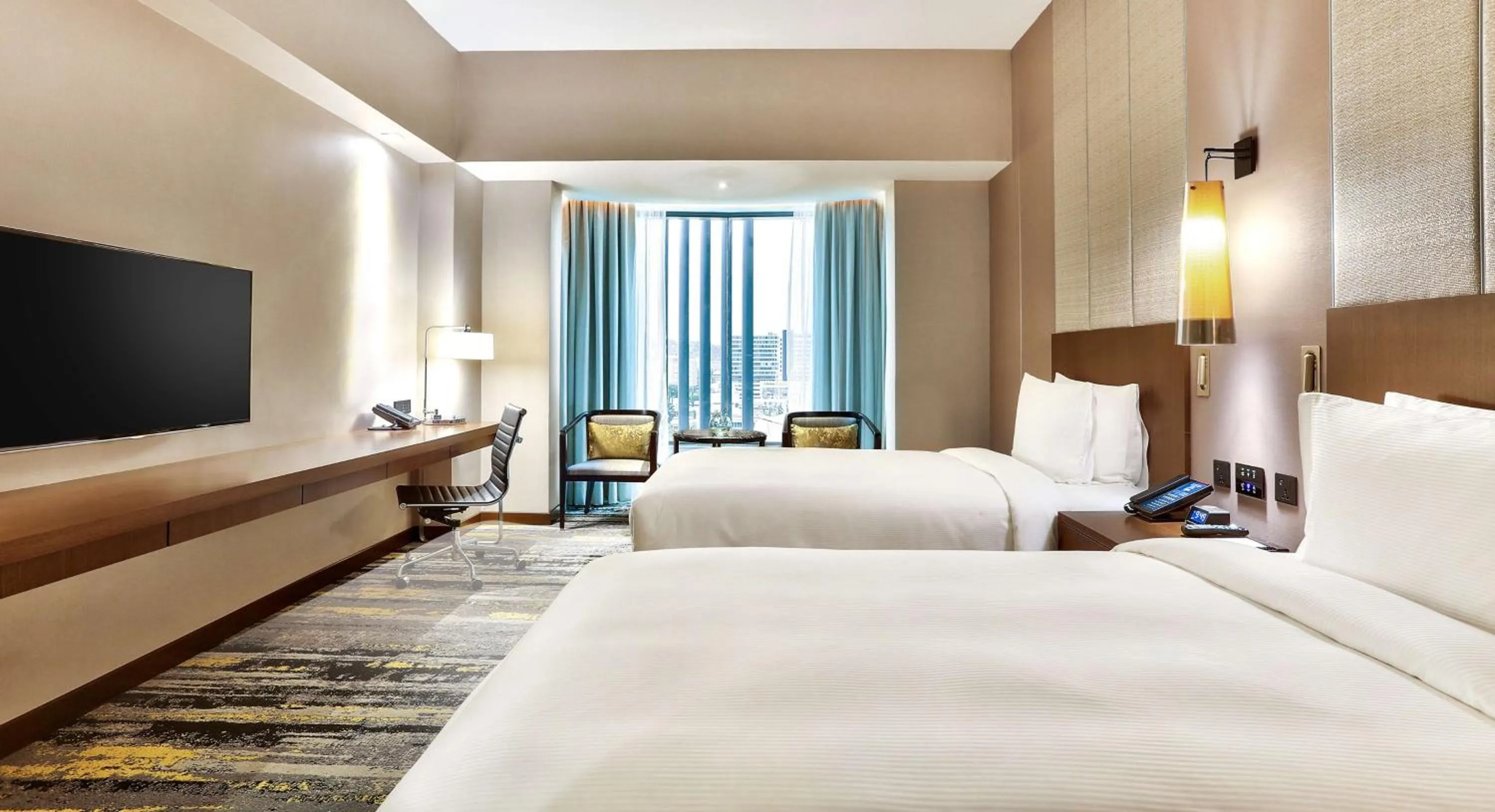 Bed in Hilton Kota Kinabalu