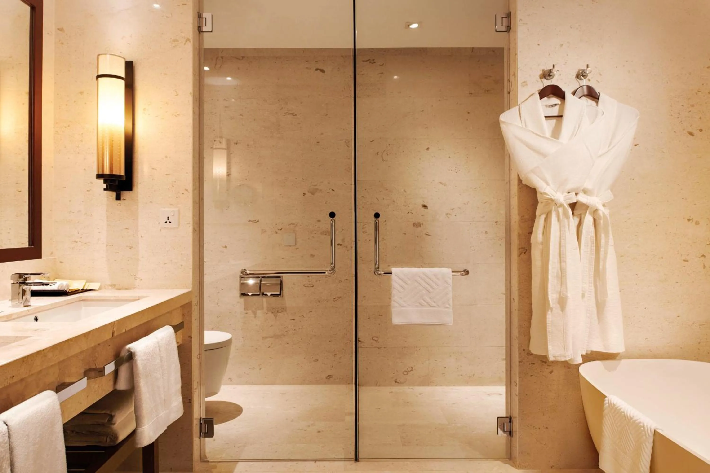 Bathroom in Hilton Kota Kinabalu