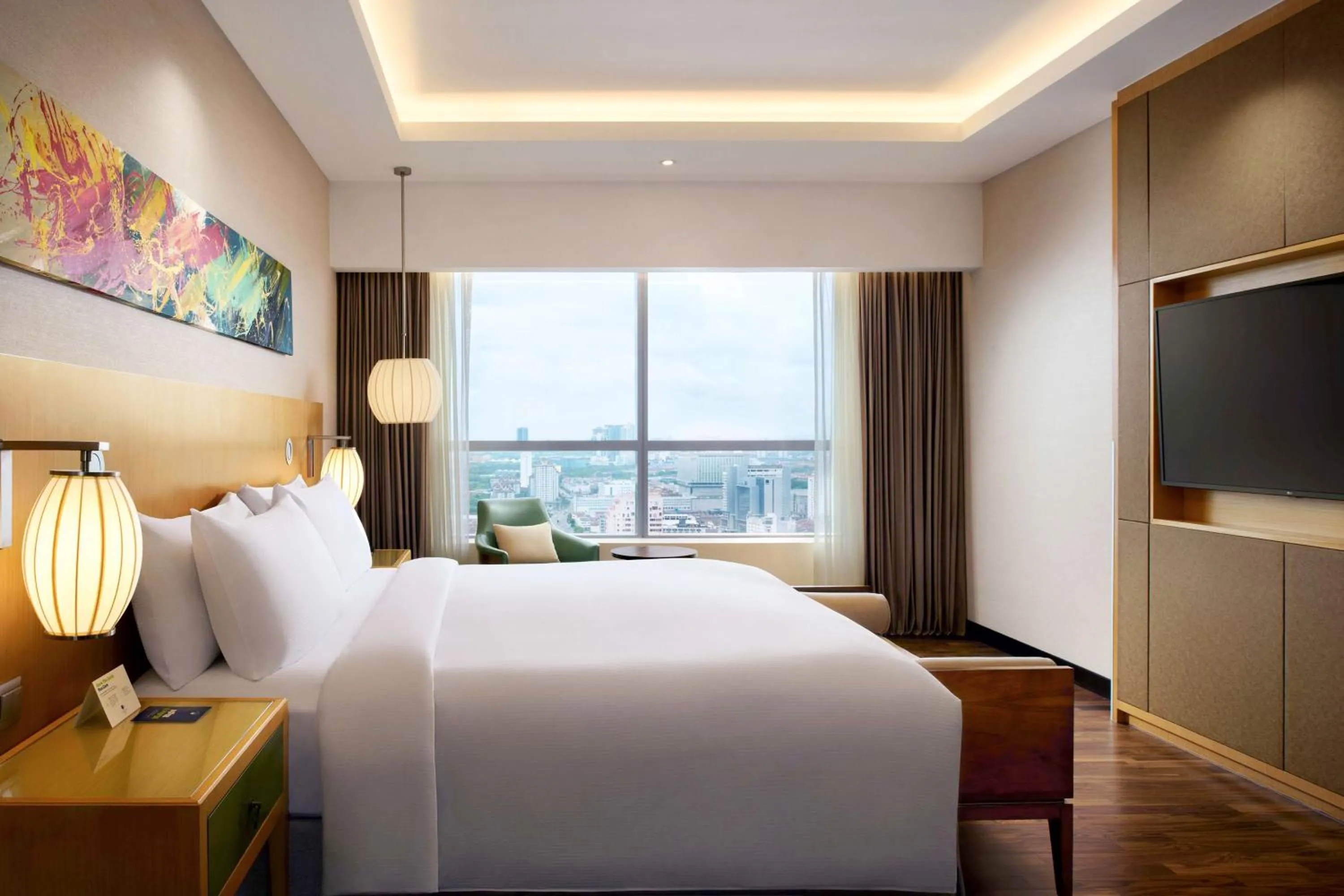 Bed in DoubleTree by Hilton Melaka