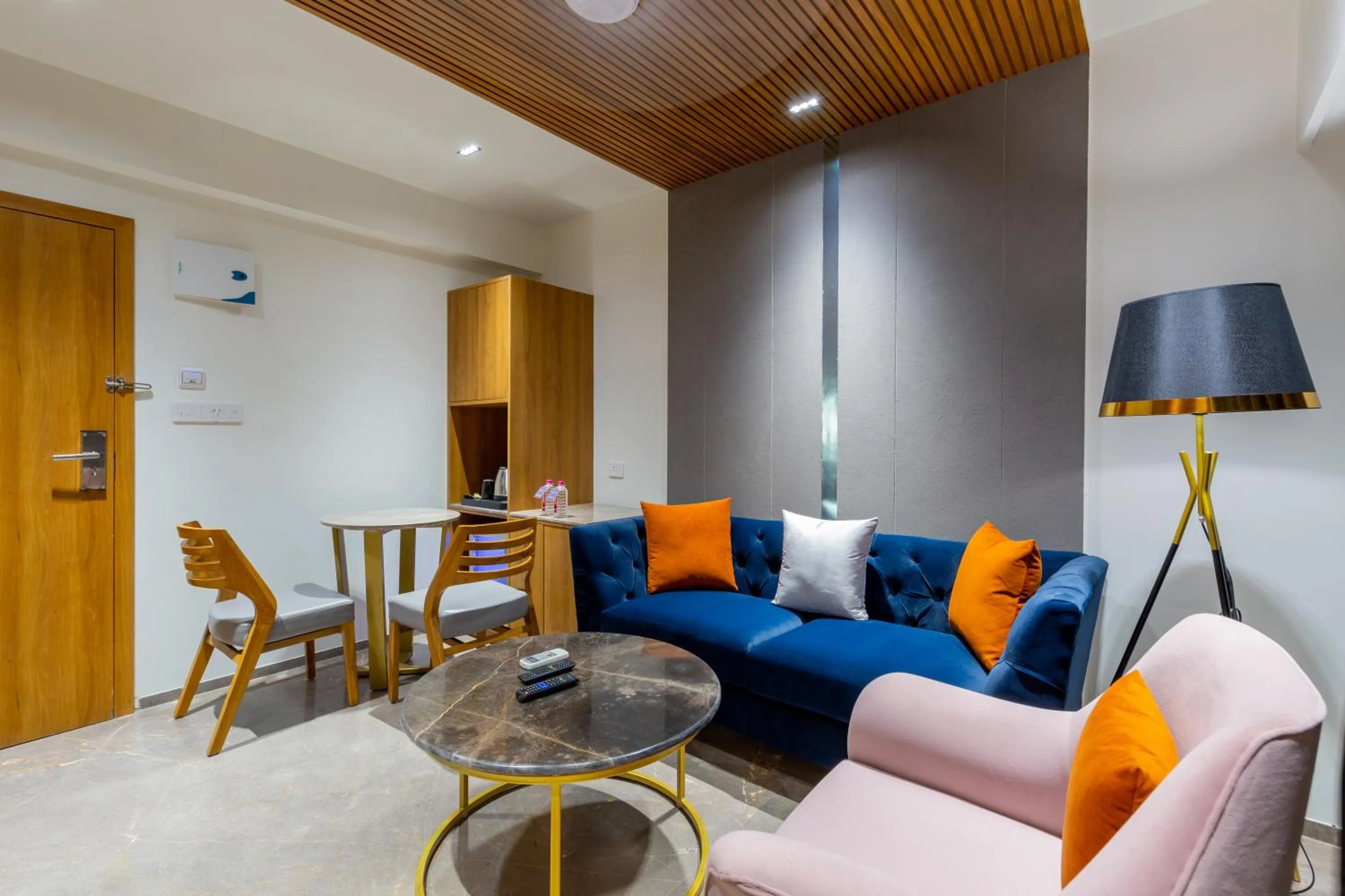 Seating area in Hotel Nalanda