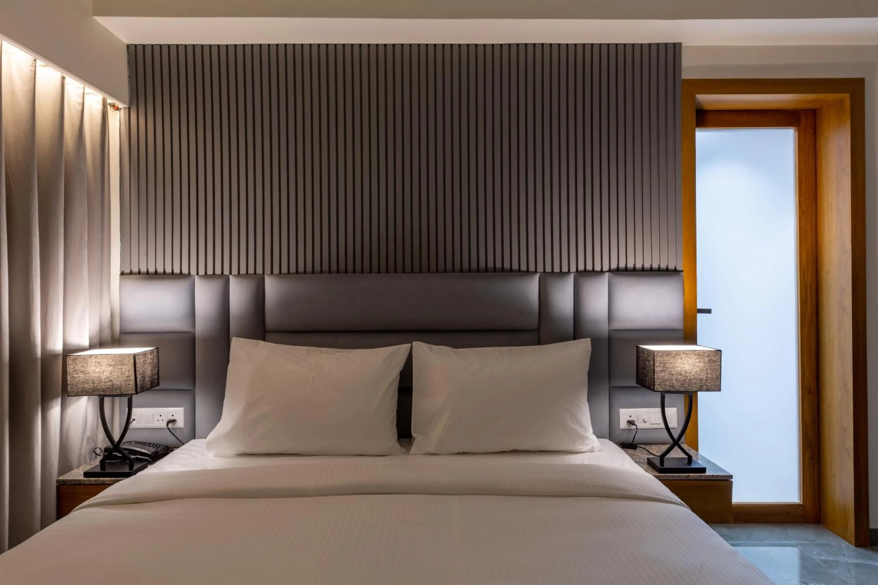 Bed in Hotel Nalanda