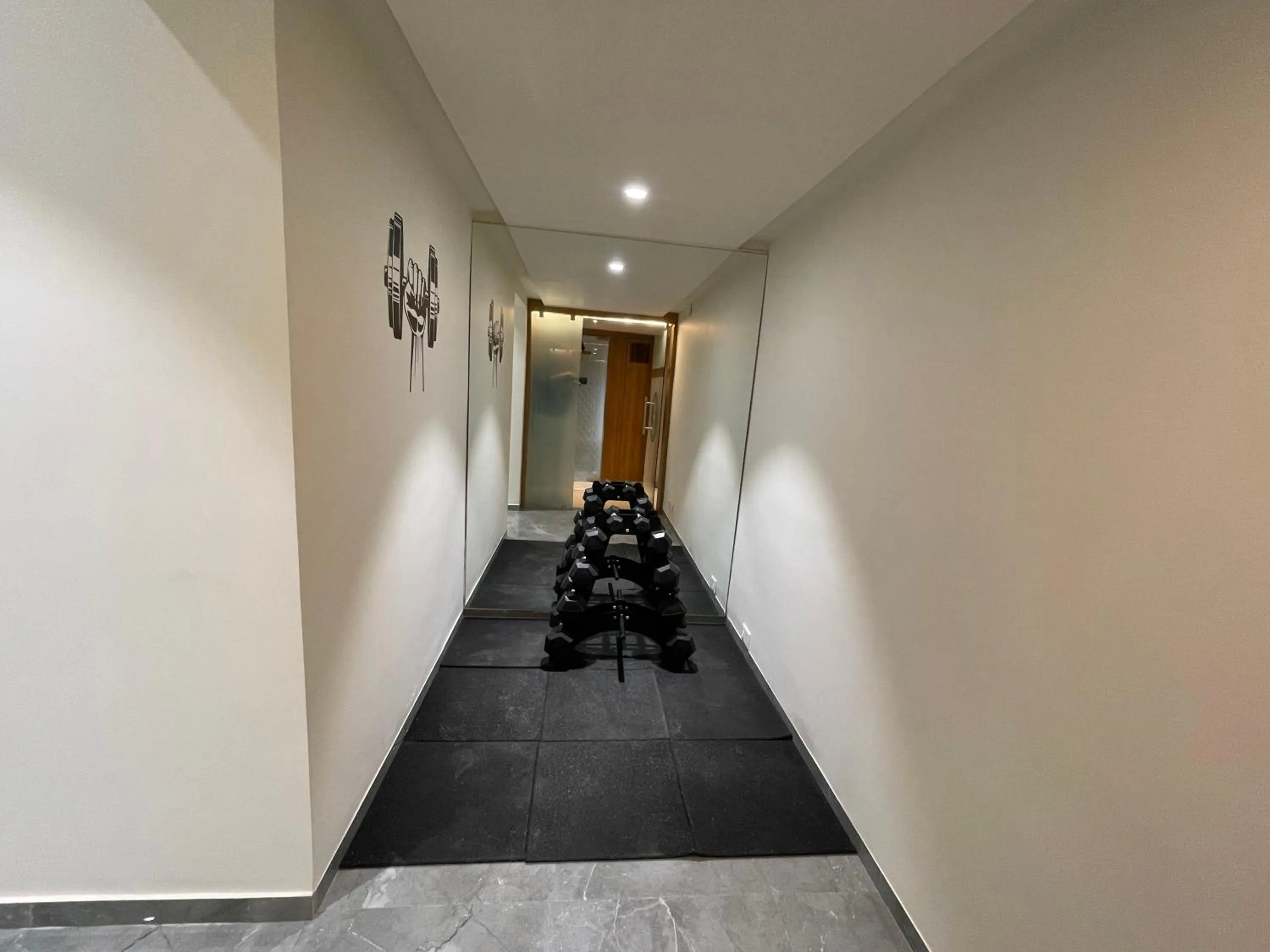 Fitness centre/facilities in Hotel Nalanda