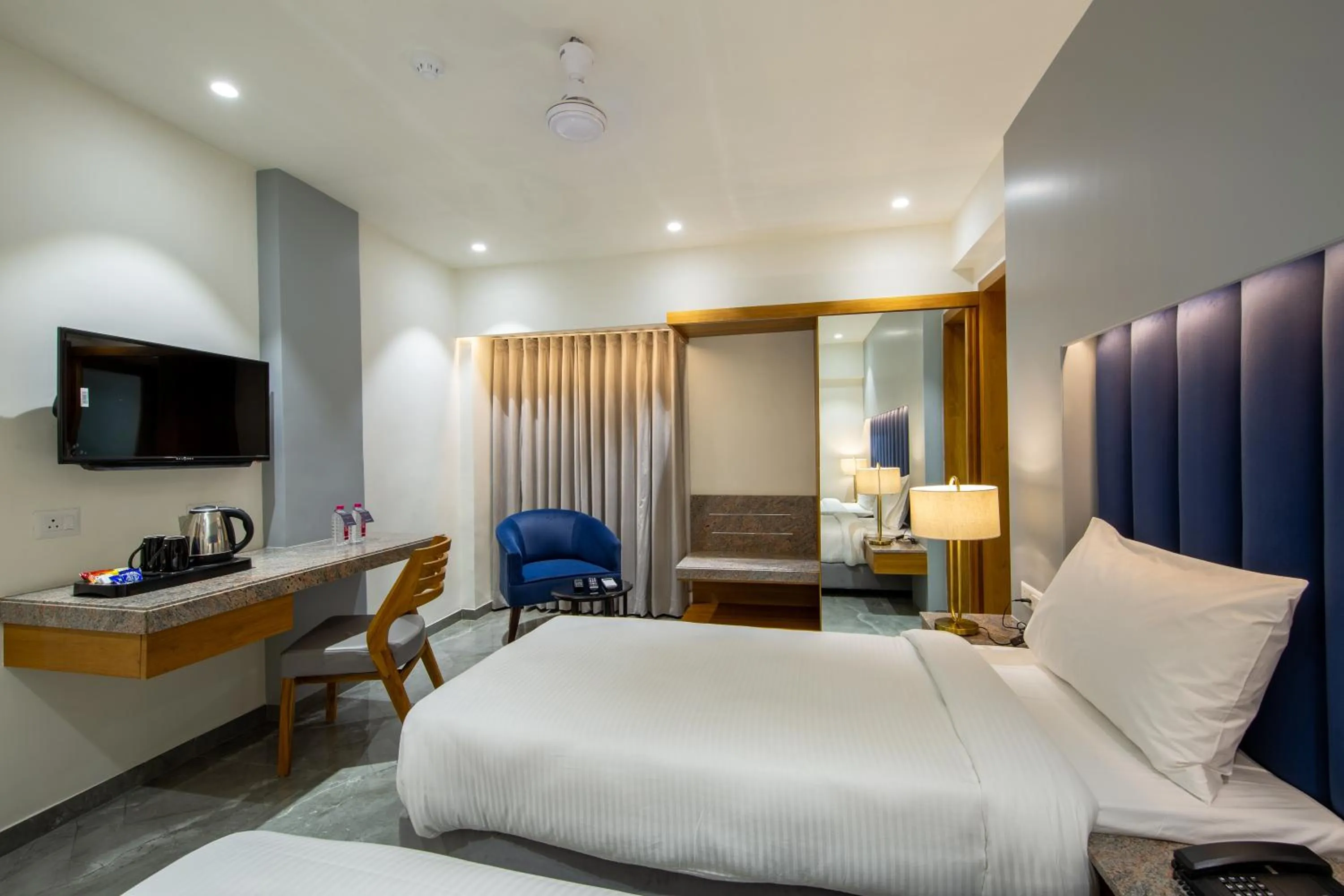 Bed in Hotel Nalanda