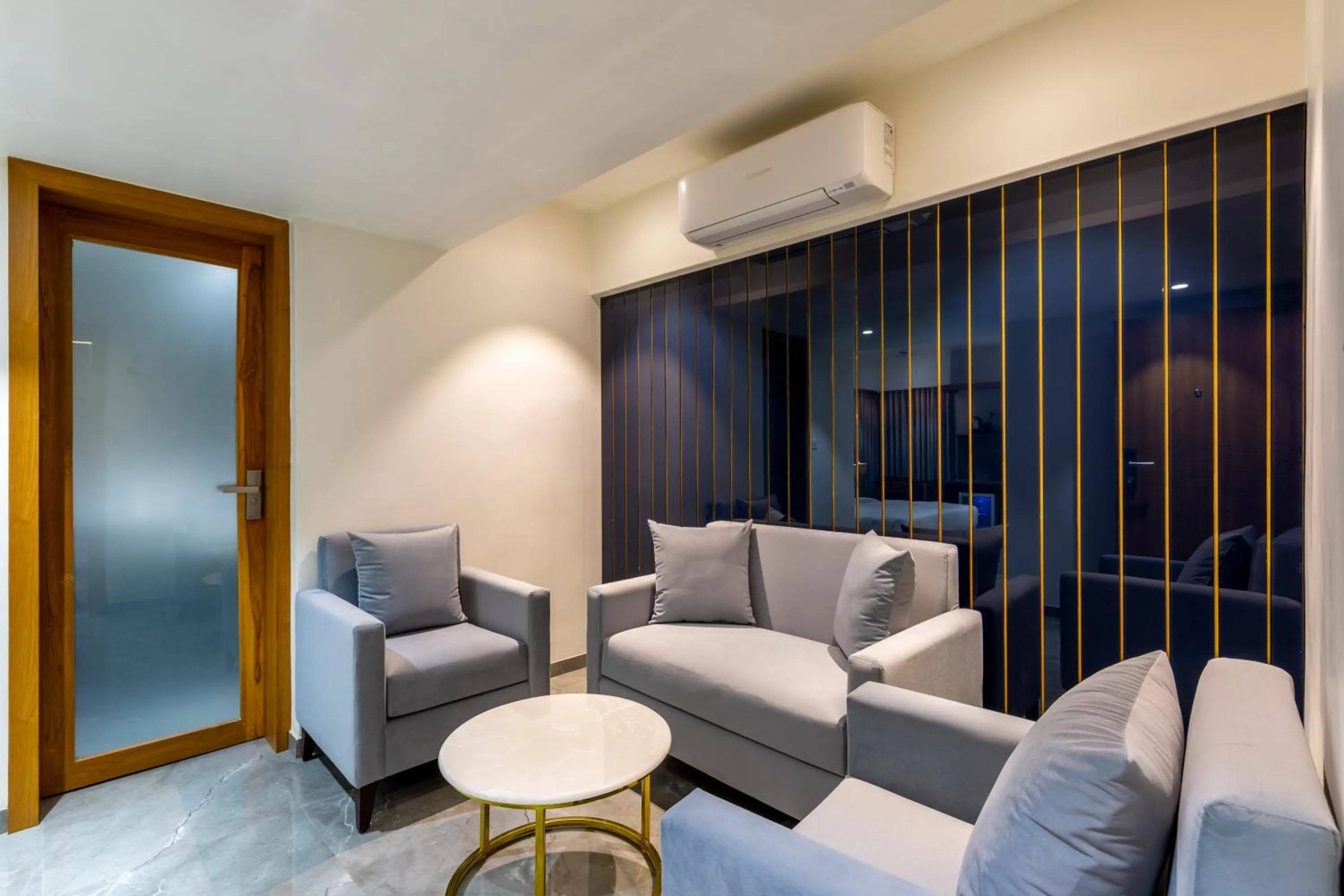 Seating area in Hotel Nalanda