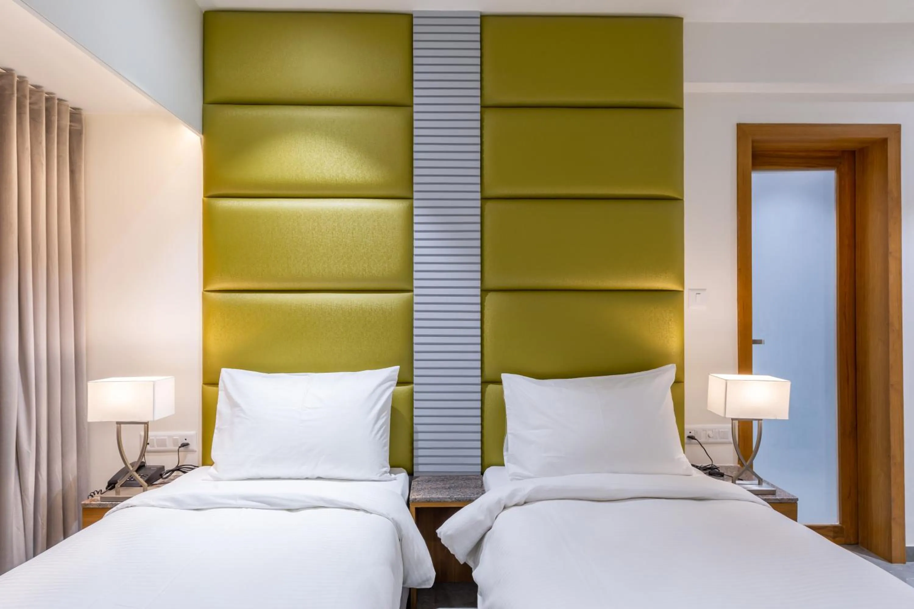 Bed in Hotel Nalanda