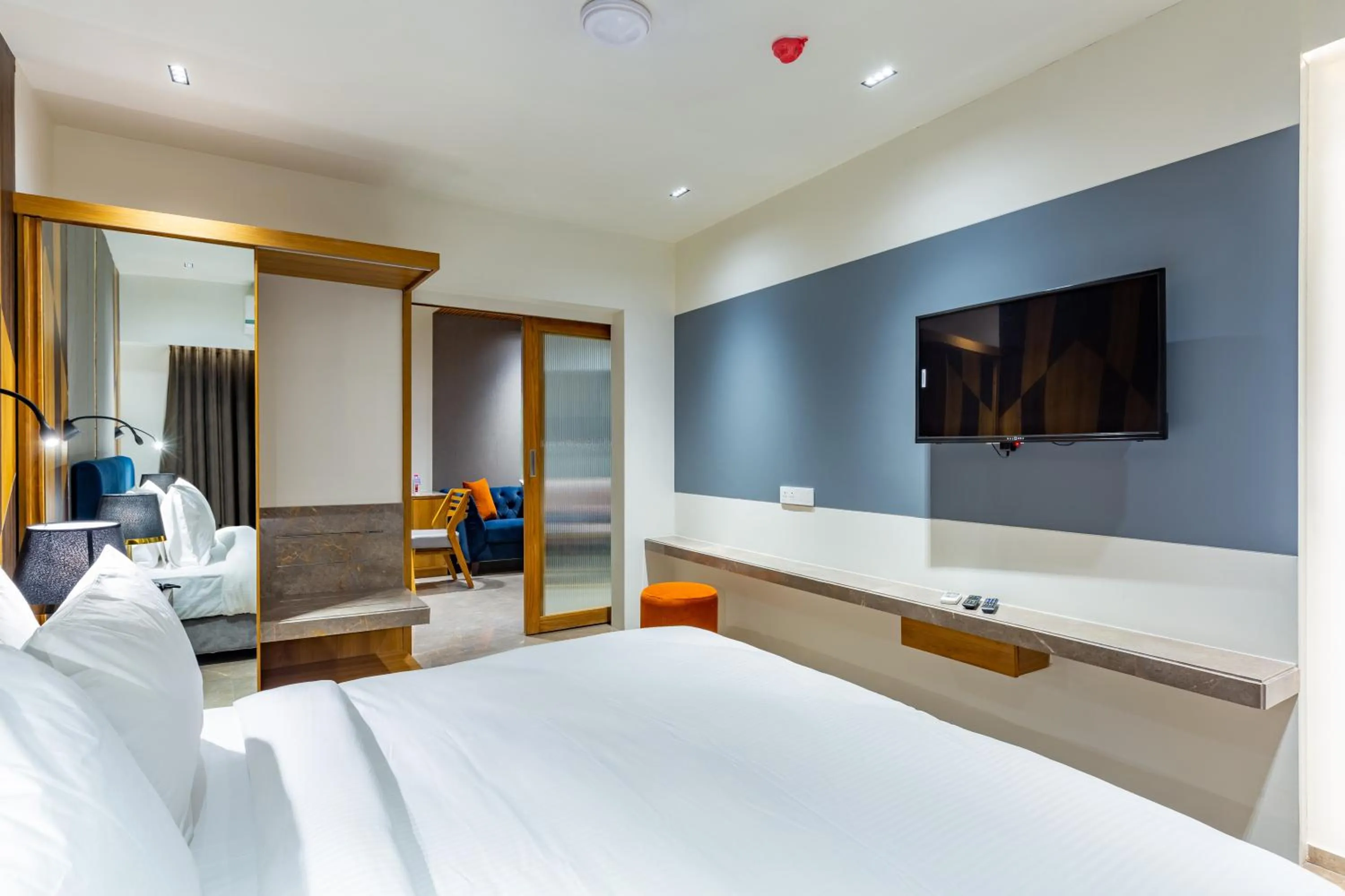 Bedroom, Bed in Hotel Nalanda