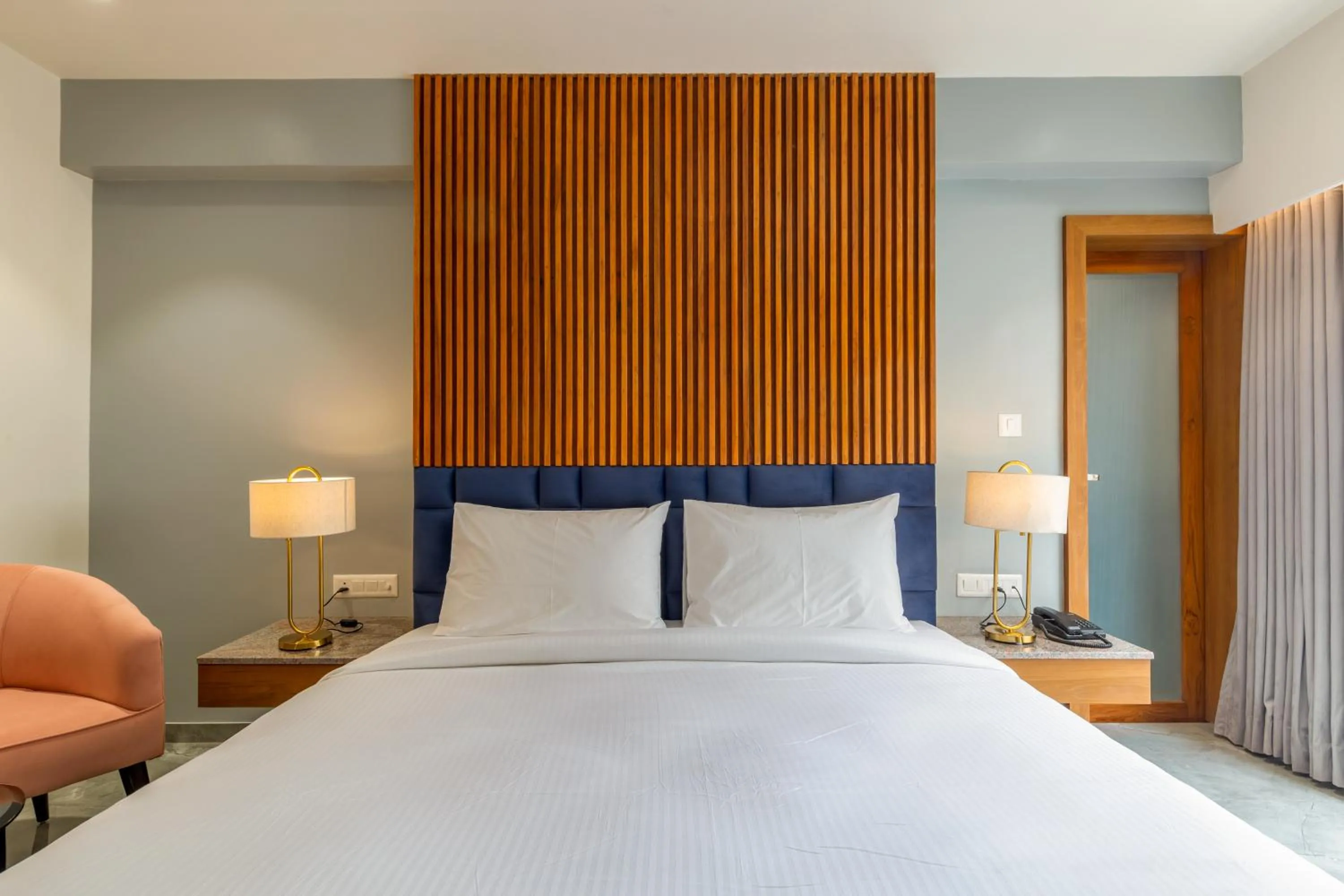 Bed in Hotel Nalanda