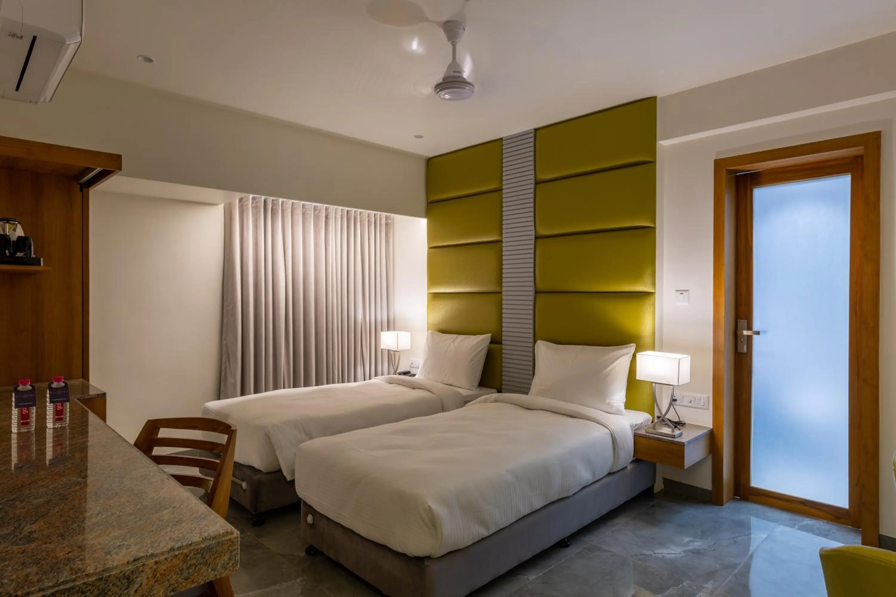 Bed in Hotel Nalanda