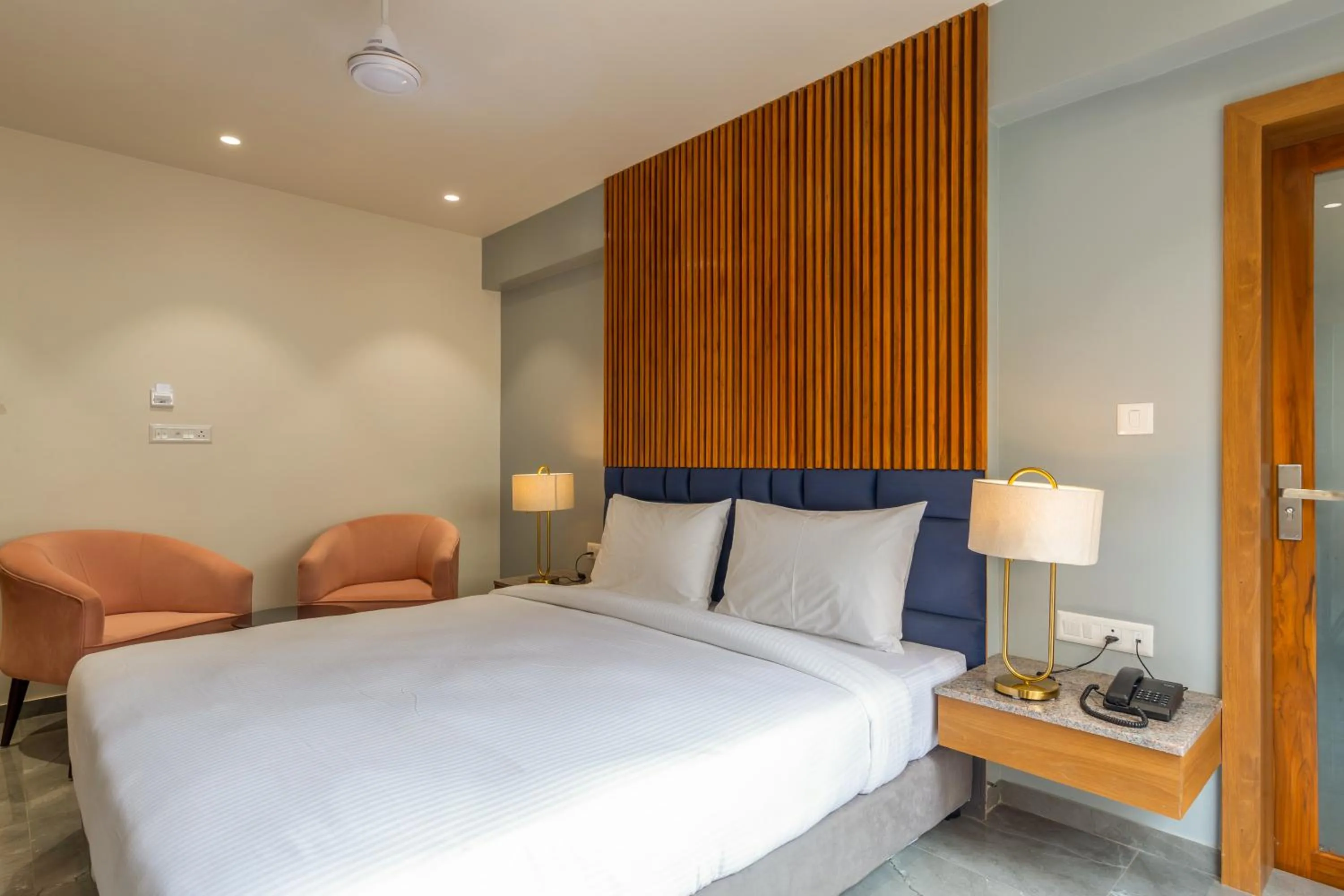 Bed in Hotel Nalanda