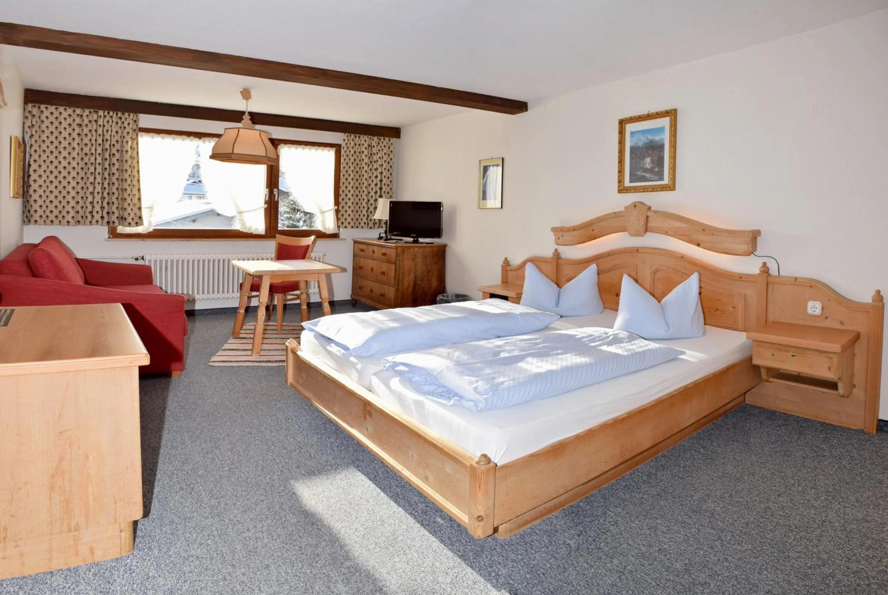 Bedroom, Bed in Der Berghof