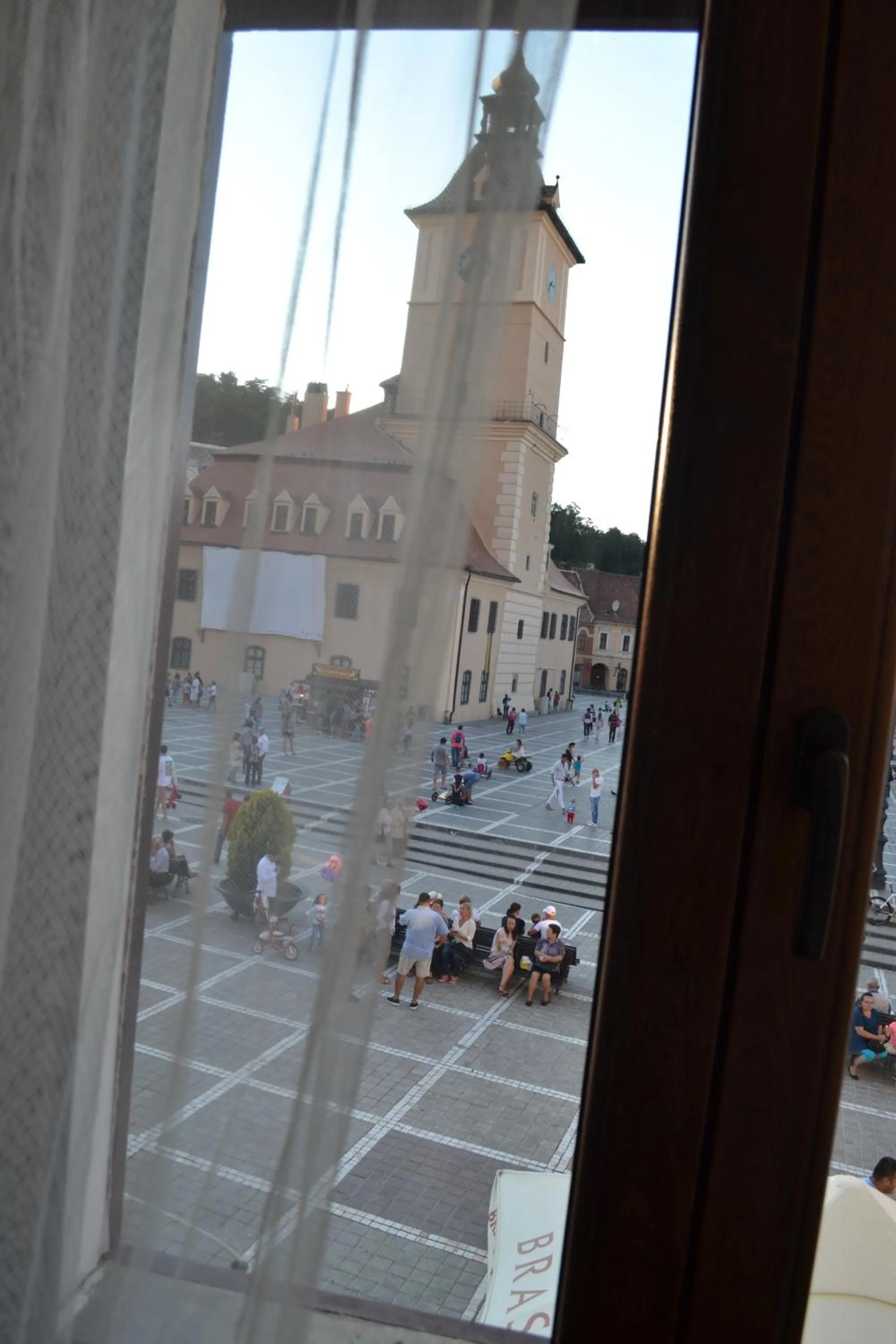 City view in Casa Krone - Piața Sfatului