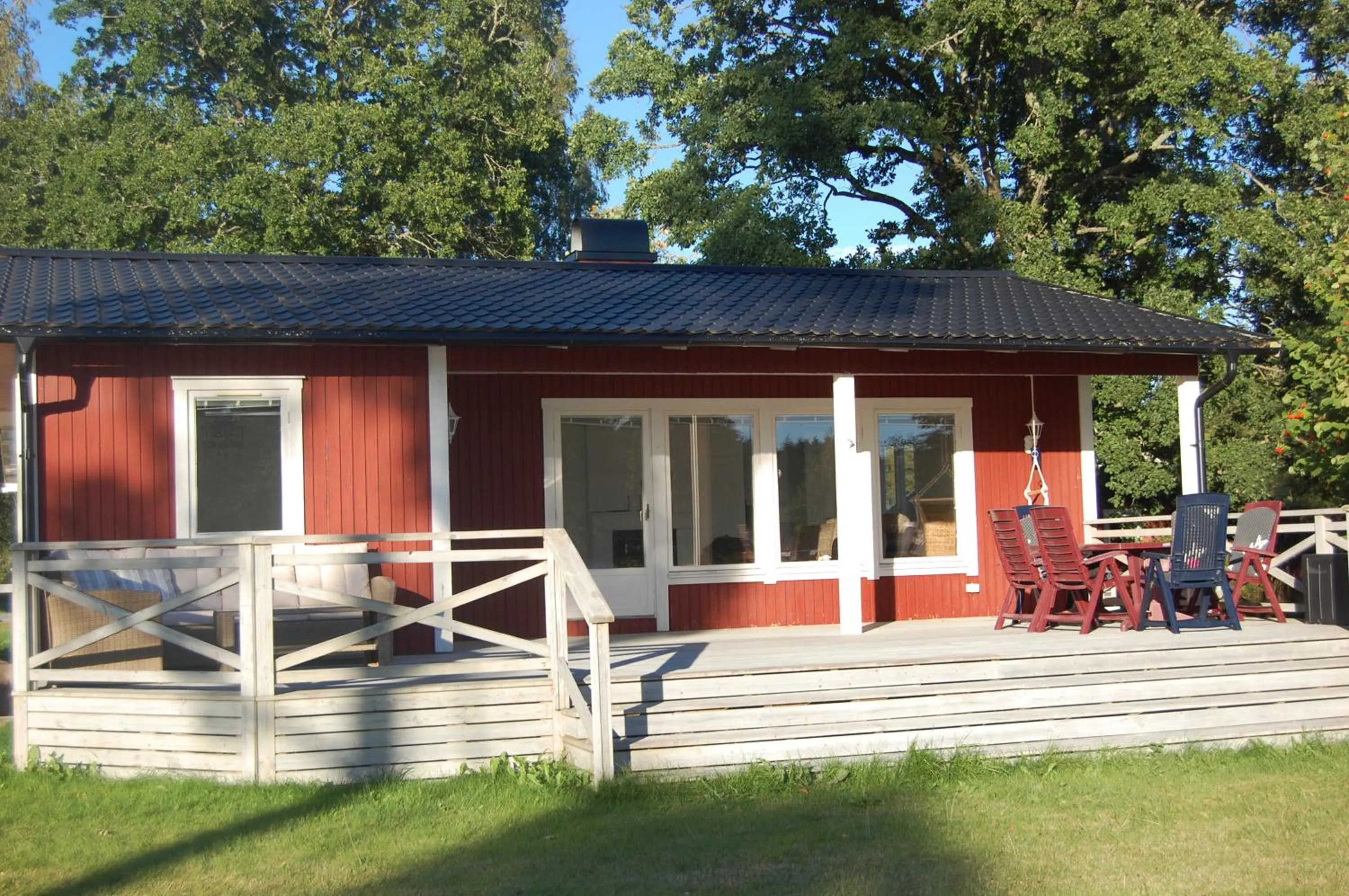 Patio in Holiday Home Sjöhagen