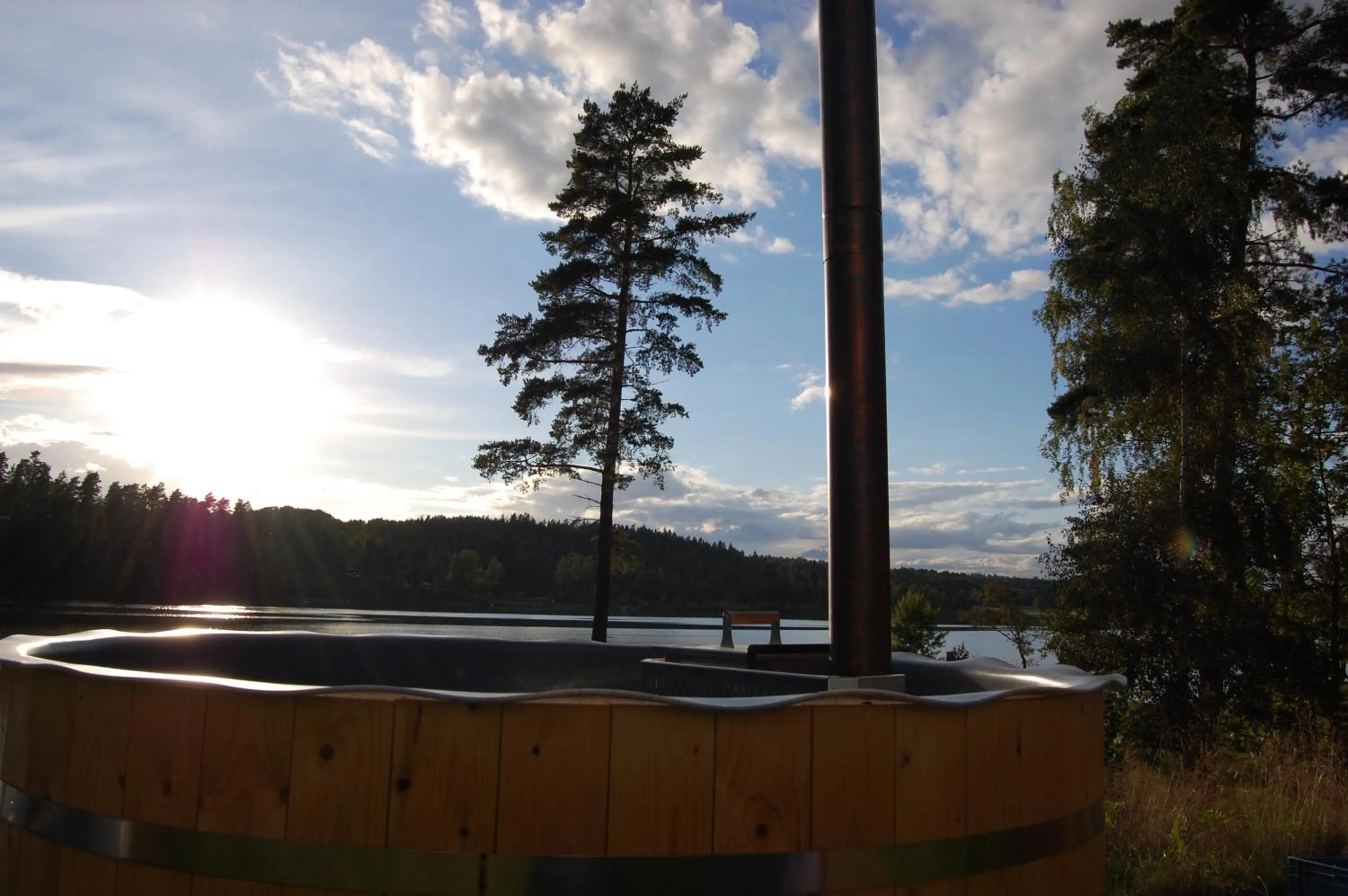 Open Air Bath in Holiday Home Sjöhagen