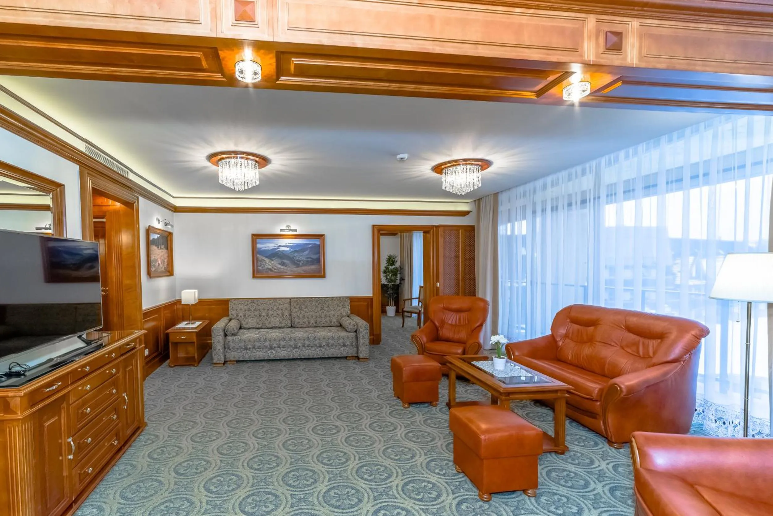 Living room in Rezydencja II Nosalowy Dwór