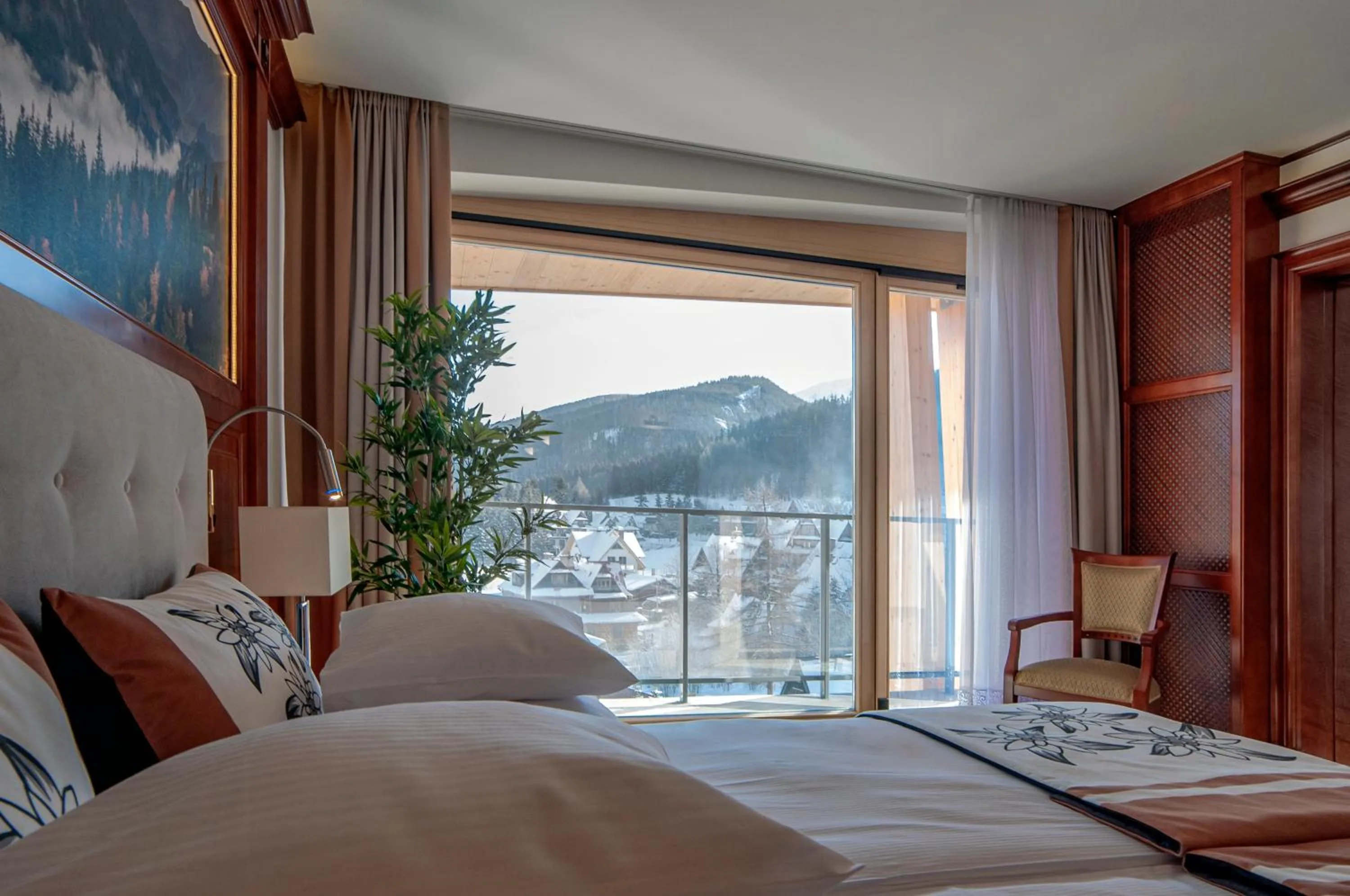 View (from property/room), Bed in Rezydencja II Nosalowy Dwór