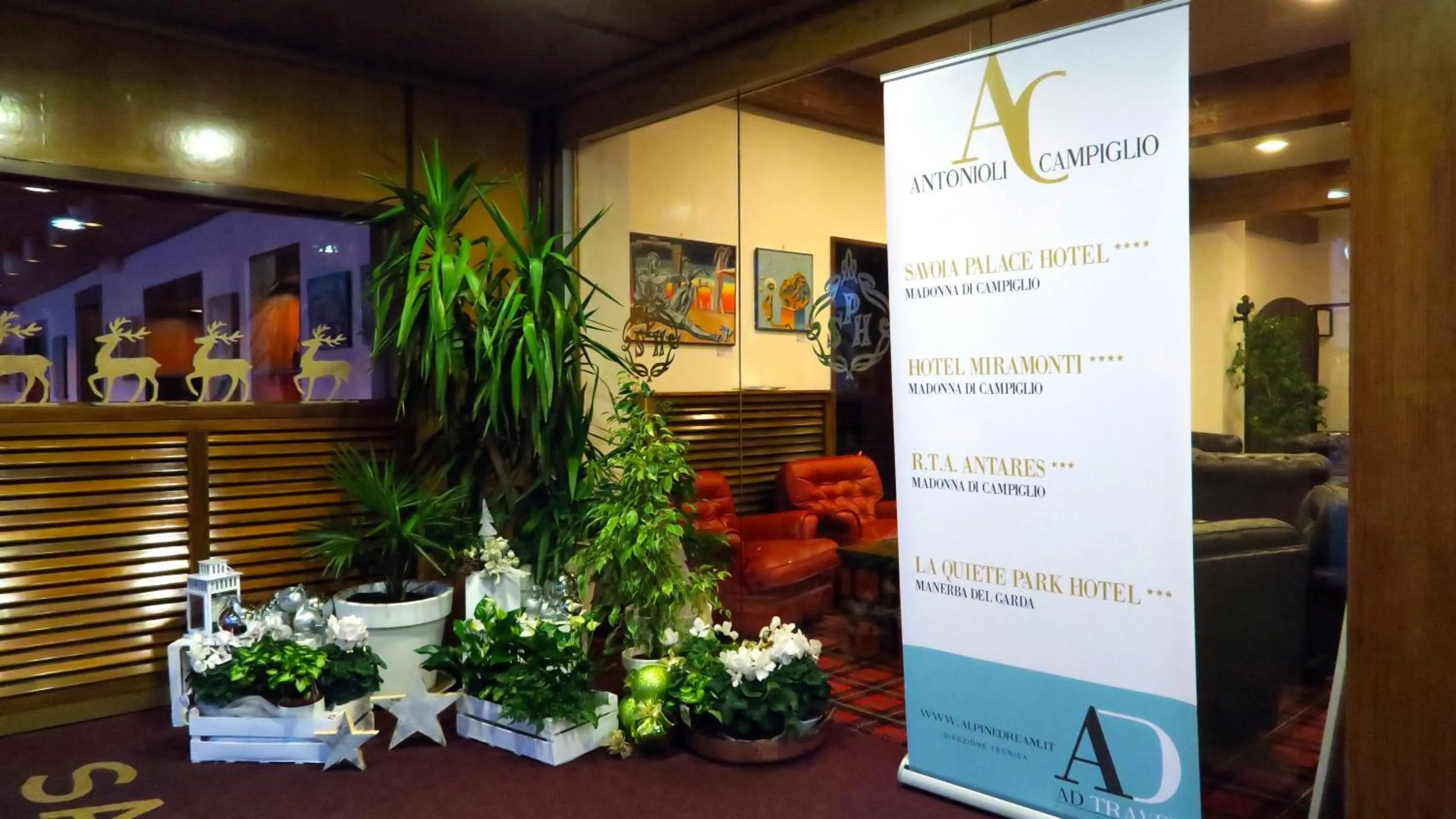 Lobby or reception in Savoia Palace Hotel