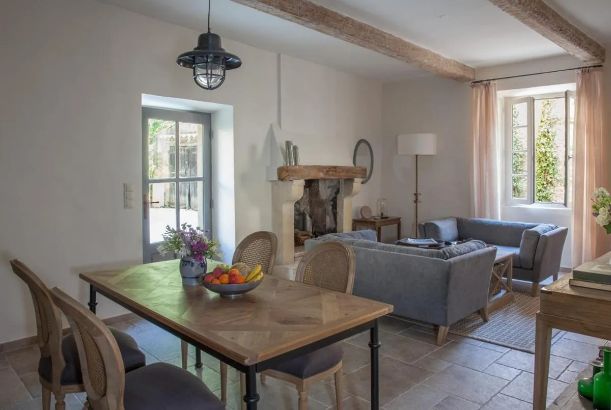 Living room in Domaine Les Martins - Gordes