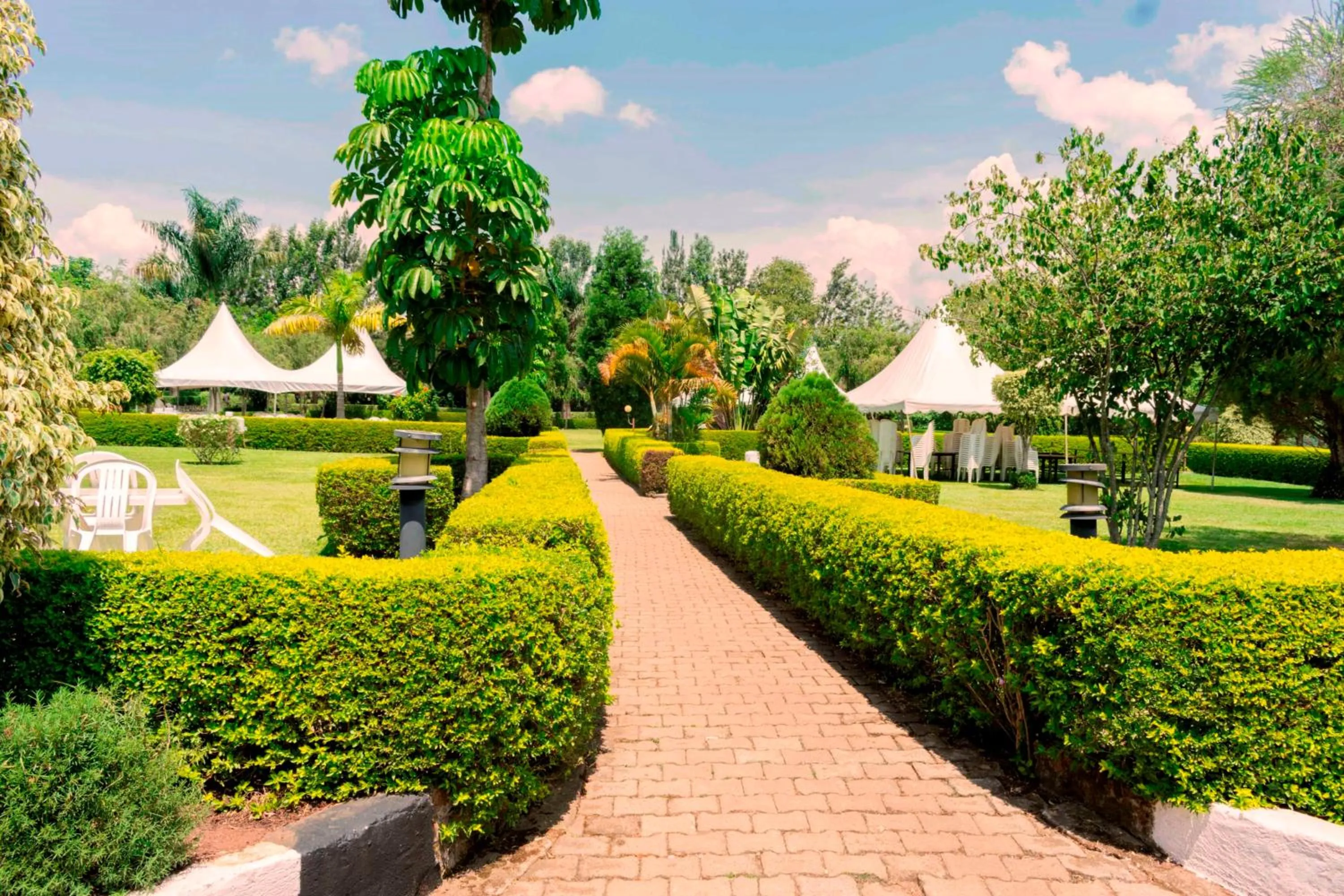 Garden in Kalya Courts Hotel Fort Portal