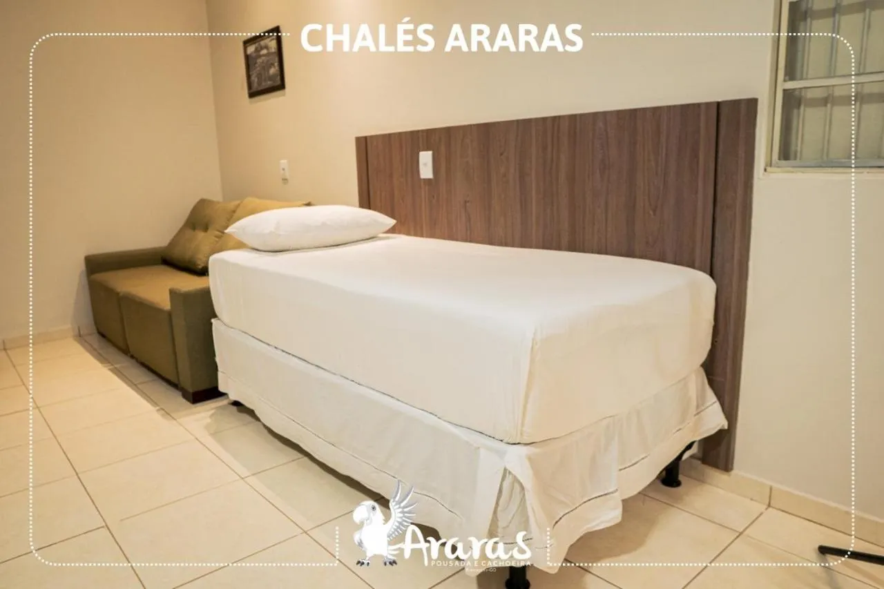 Bed in Pousada Renascer Park