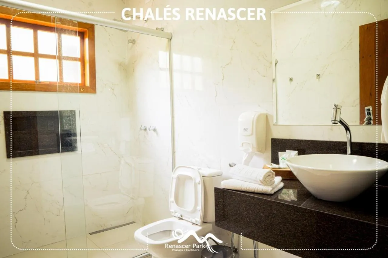 Shower in Pousada Renascer Park