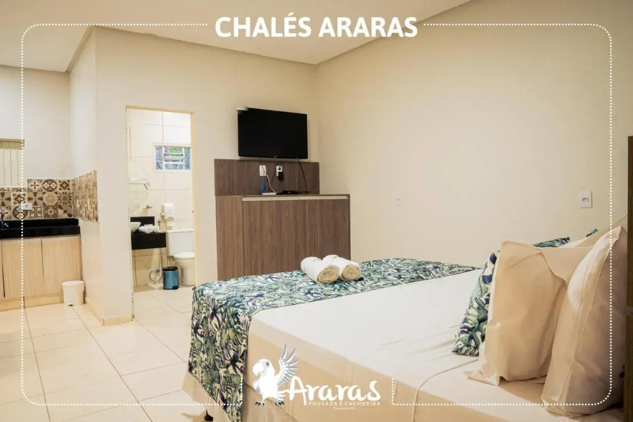 Superior Triple Room in Pousada Renascer Park Superior Triple Room in Pousada Renascer Park