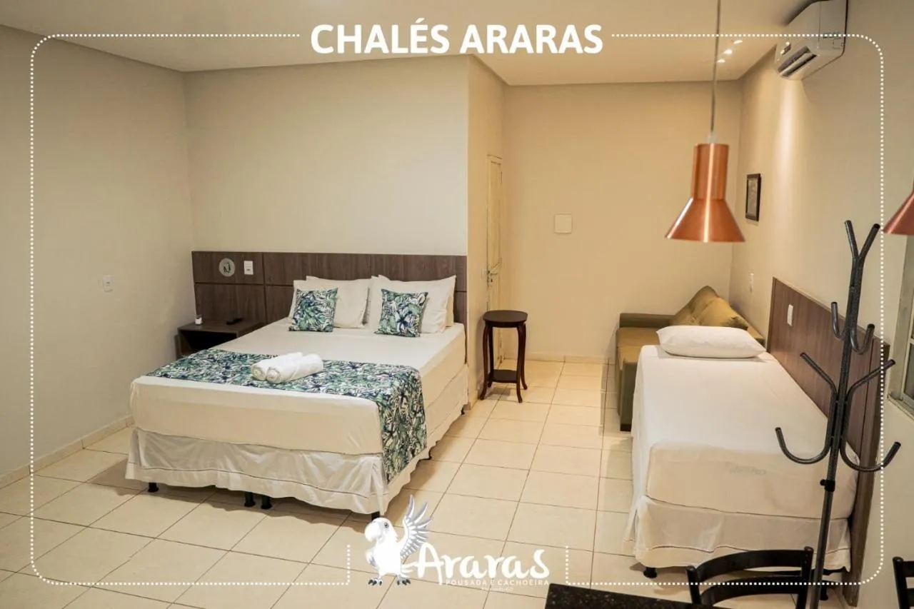 Bed in Pousada Renascer Park