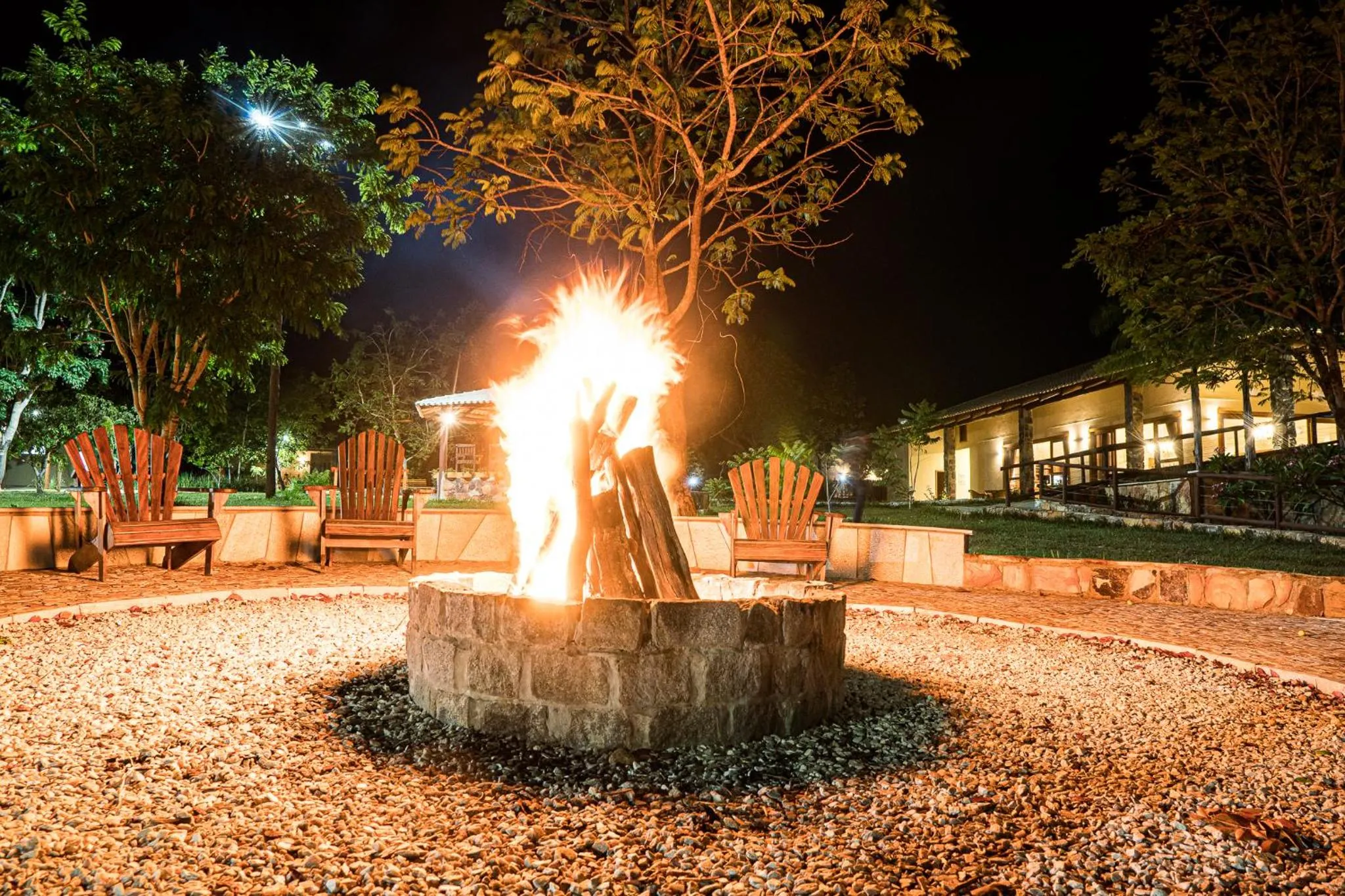 Night in Pousada Renascer Park