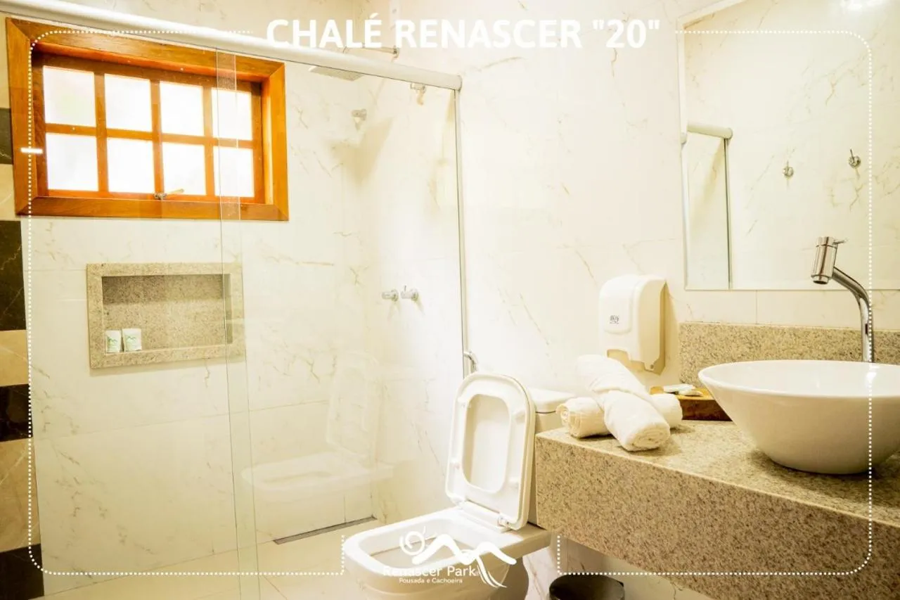 Shower in Pousada Renascer Park