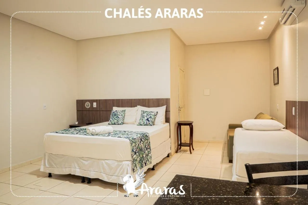 Bed in Pousada Renascer Park