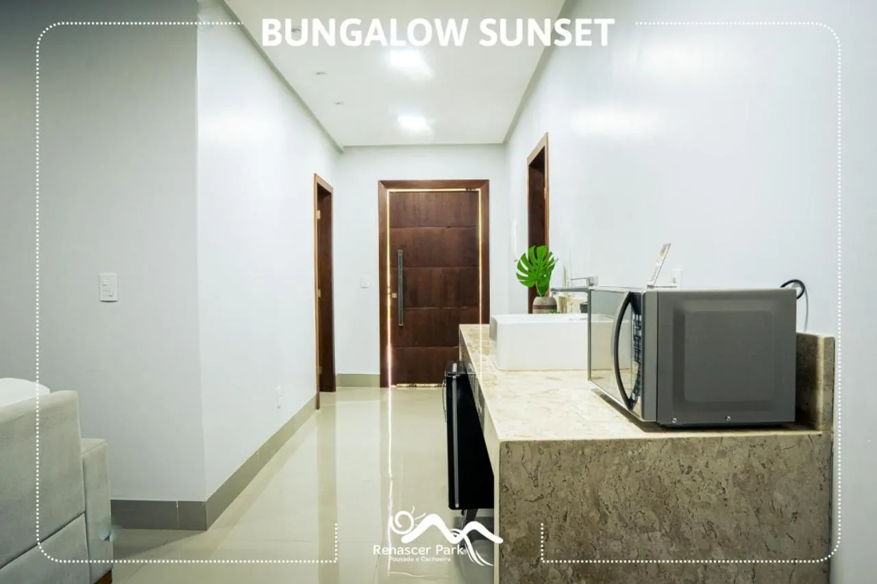 Living room in Pousada Renascer Park