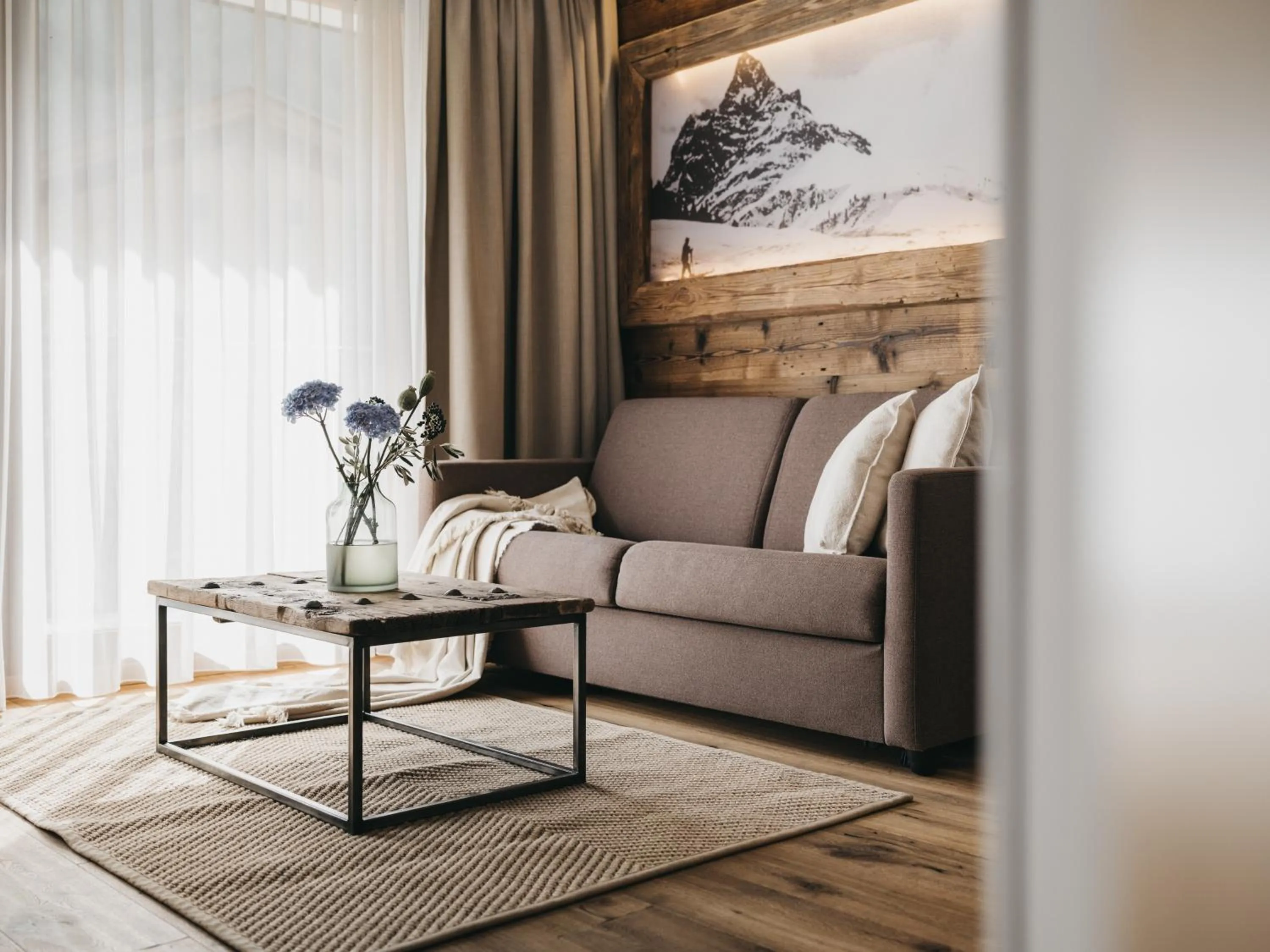 Living room in VAYA Sölden inkl Ötztal Inside Summer Card