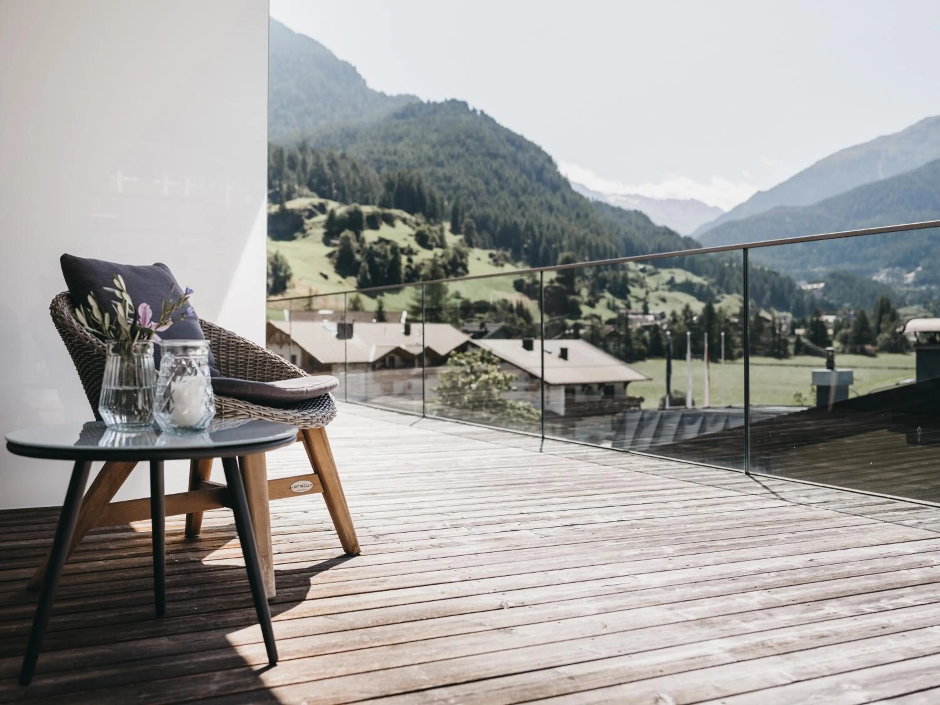 Balcony/Terrace in VAYA Sölden inkl Ötztal Inside Summer Card