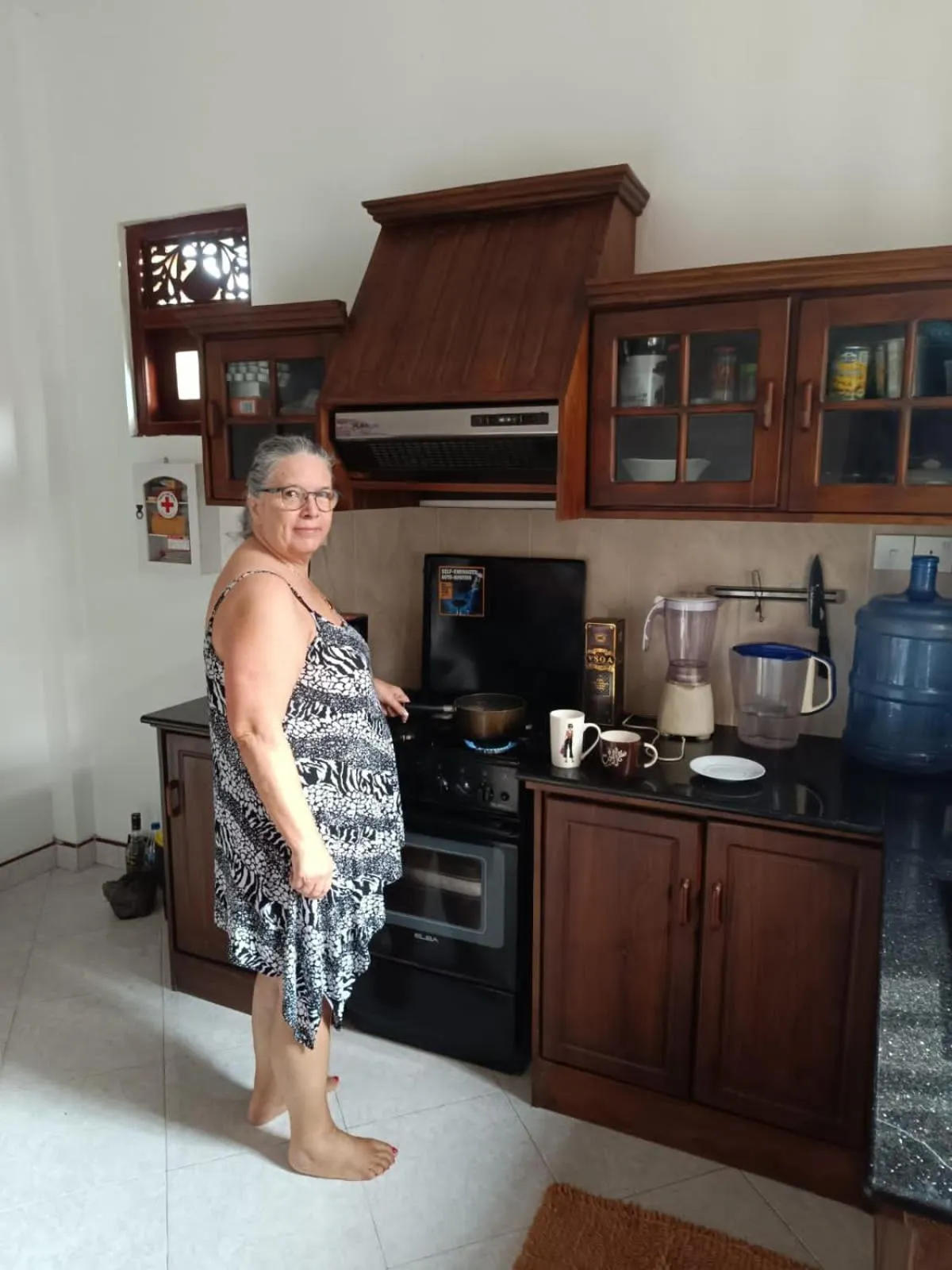 Kitchen or kitchenette in Sapara River Guest