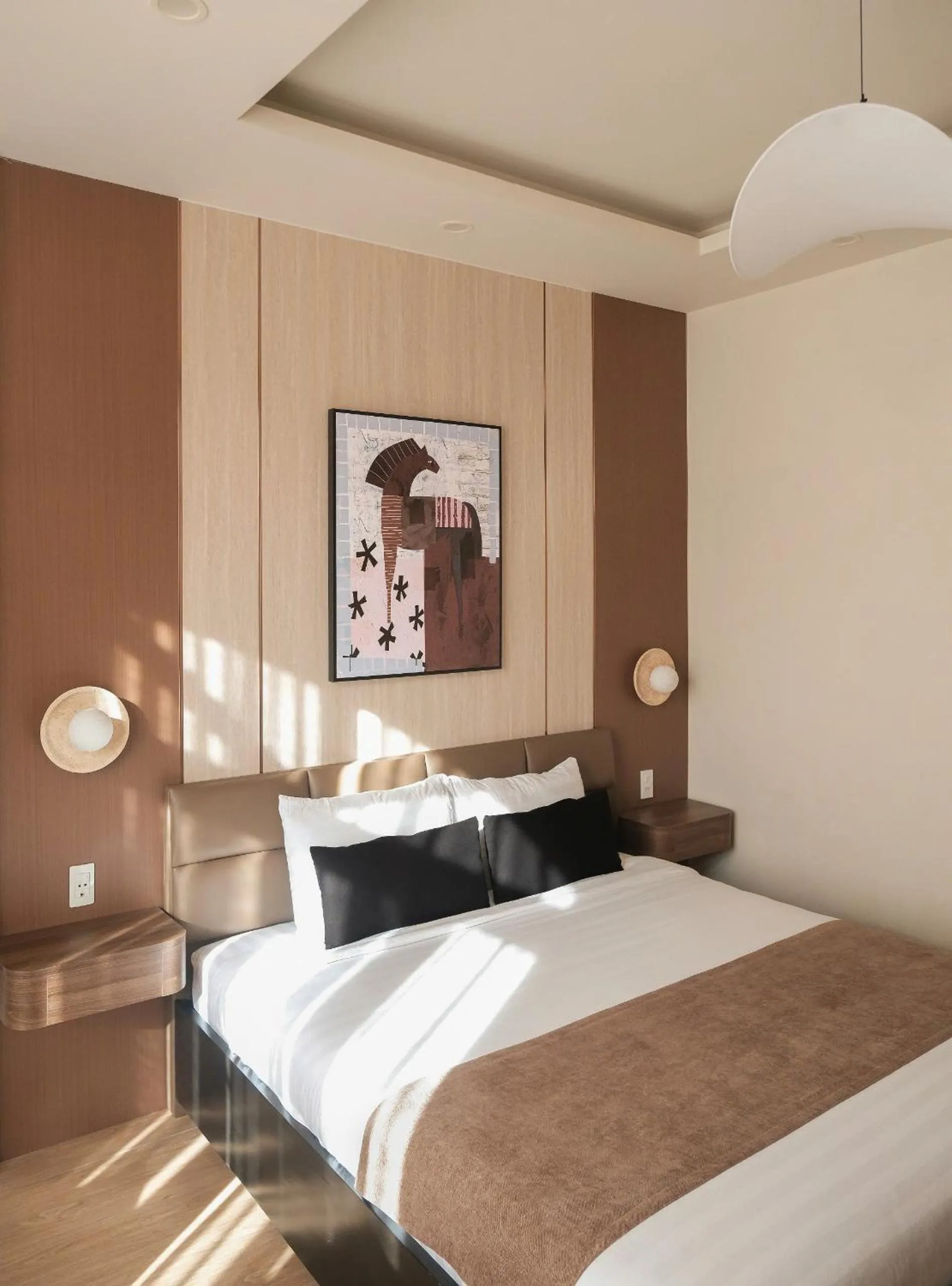 Bed in Ngoc Trai Vang Hotel