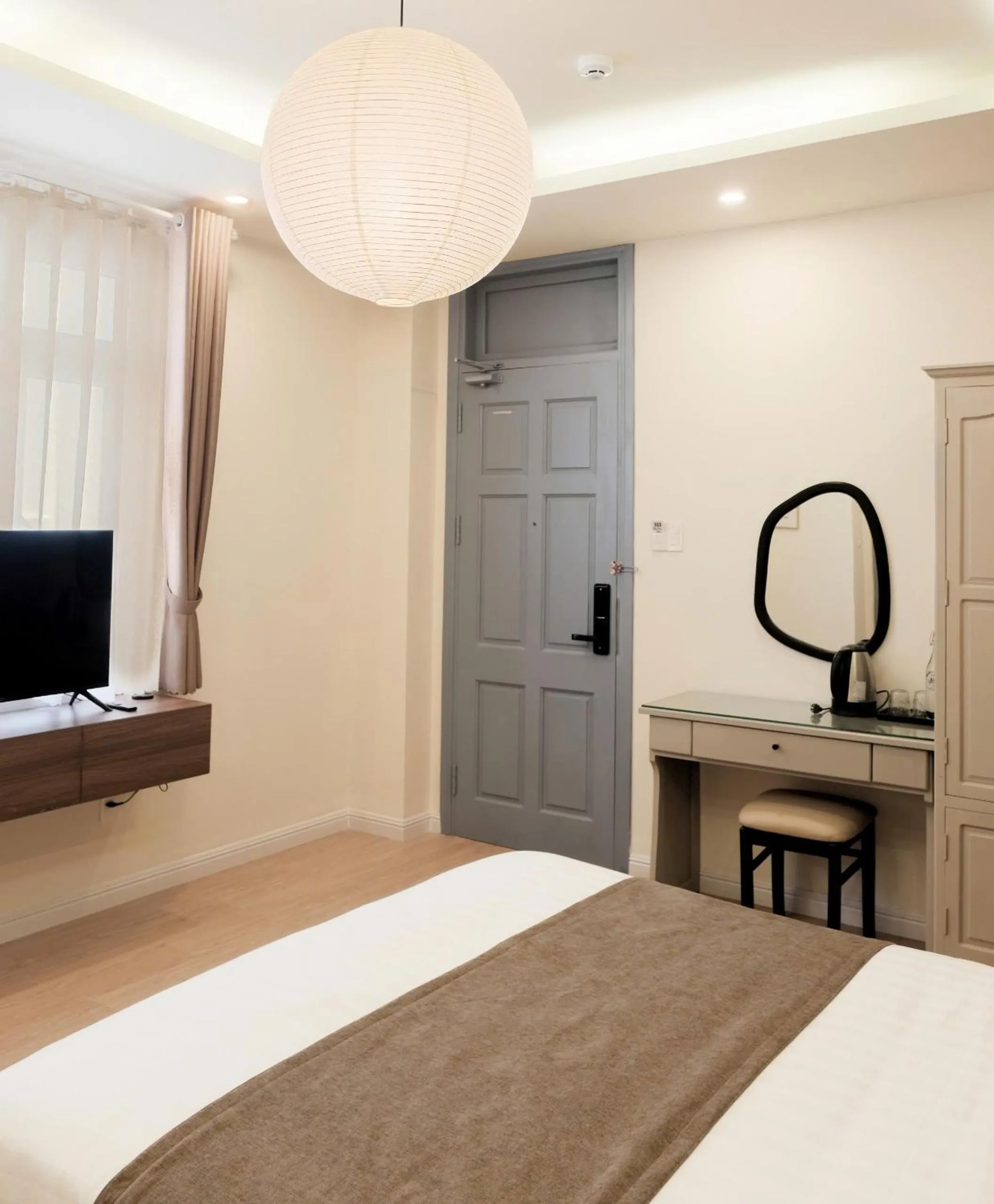 Bed in Ngoc Trai Vang Hotel