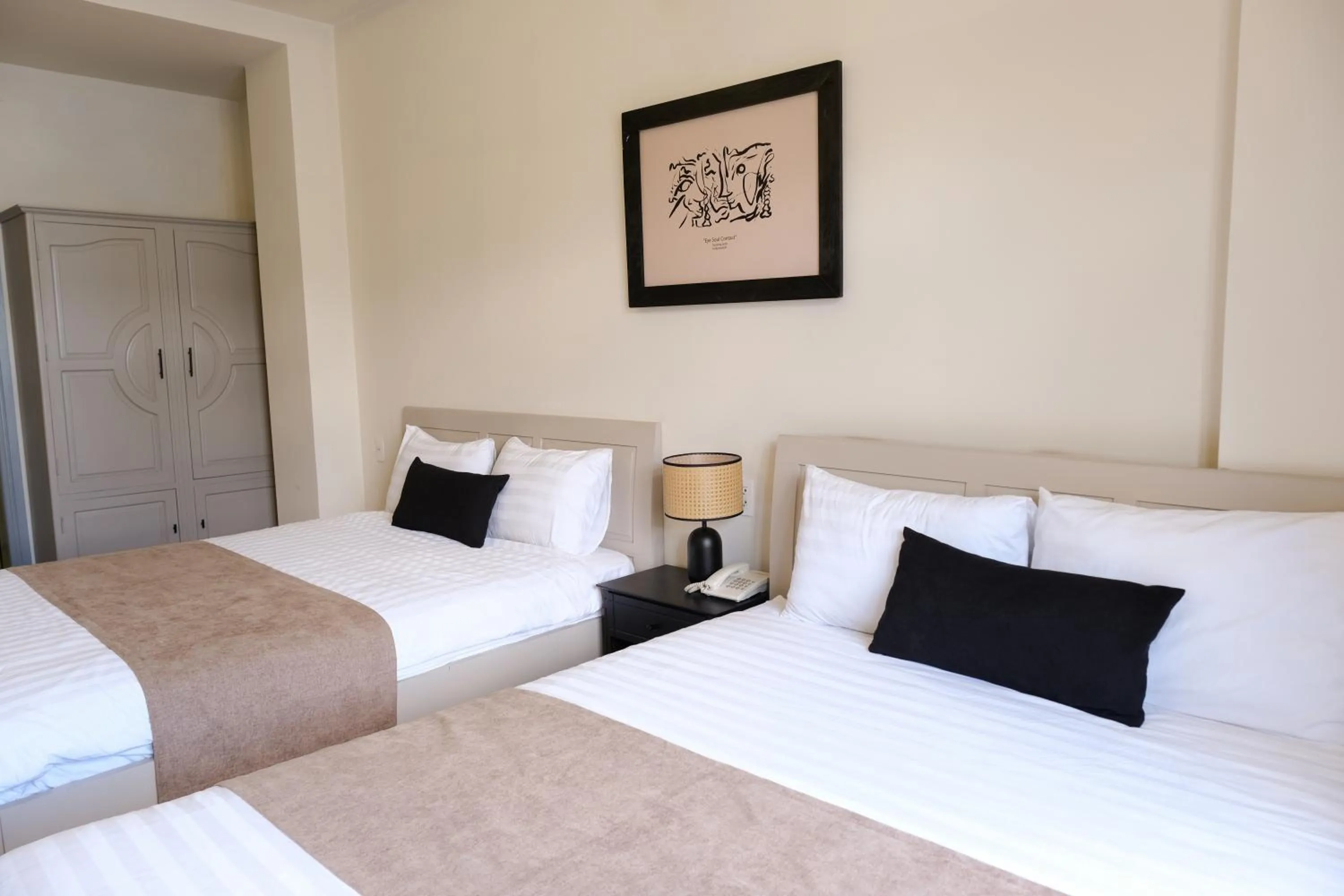 Bed in Ngoc Trai Vang Hotel