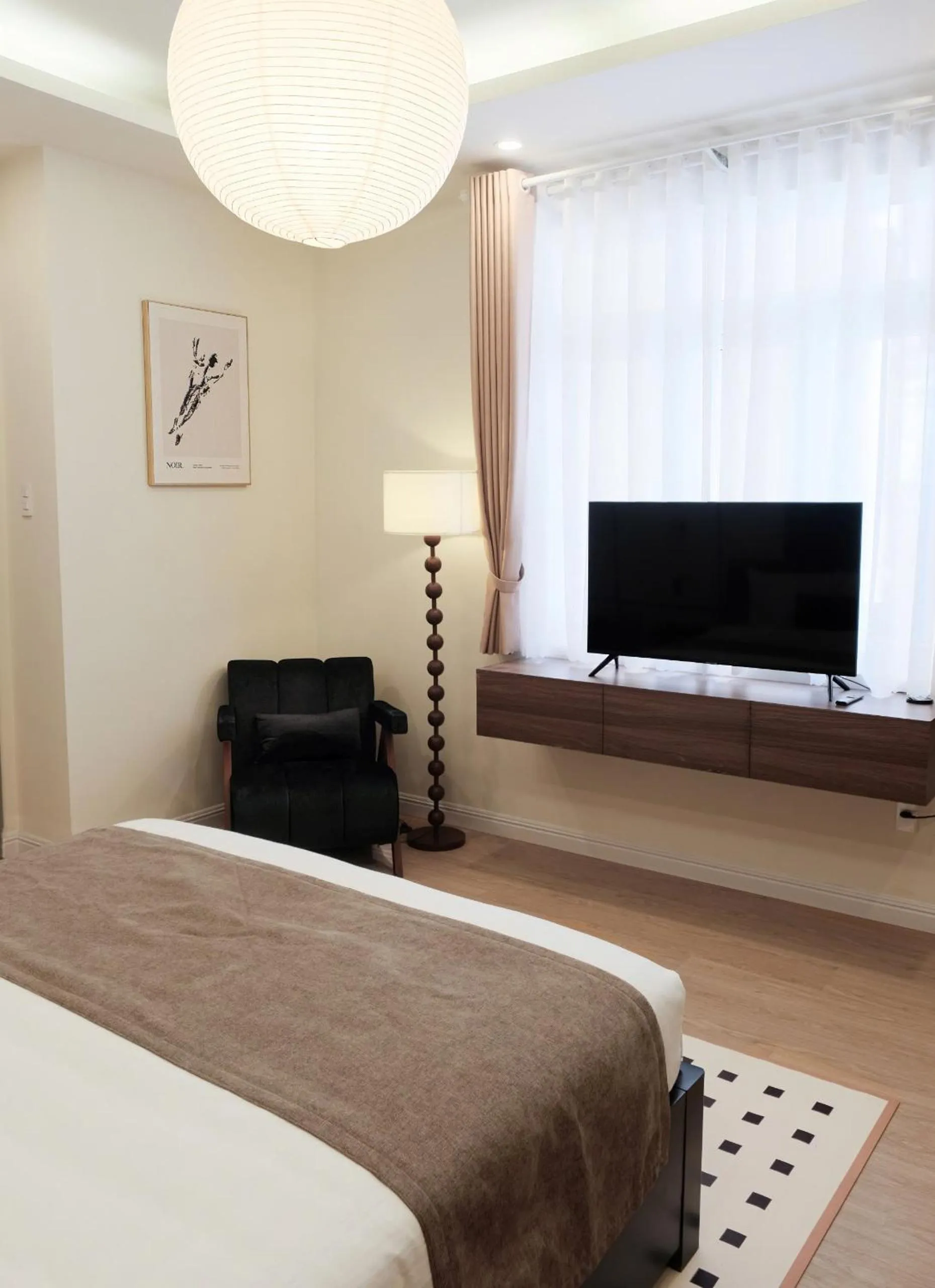 Bed in Ngoc Trai Vang Hotel