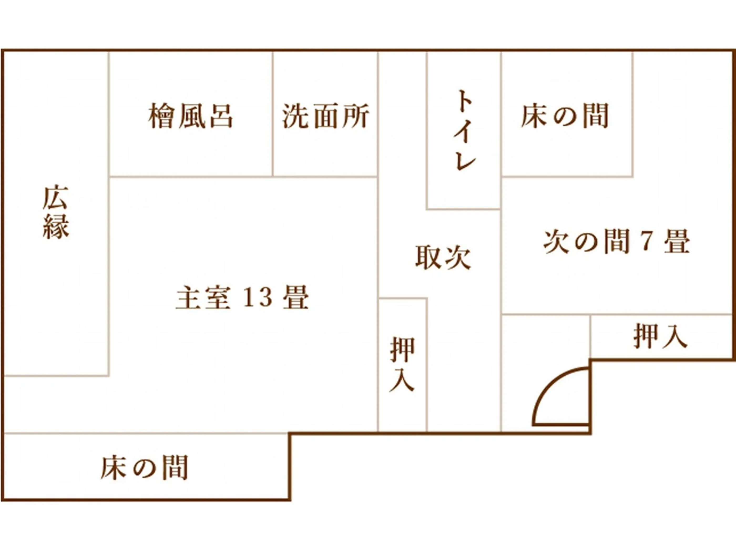 Photo of the whole room in Yamatoya Honten