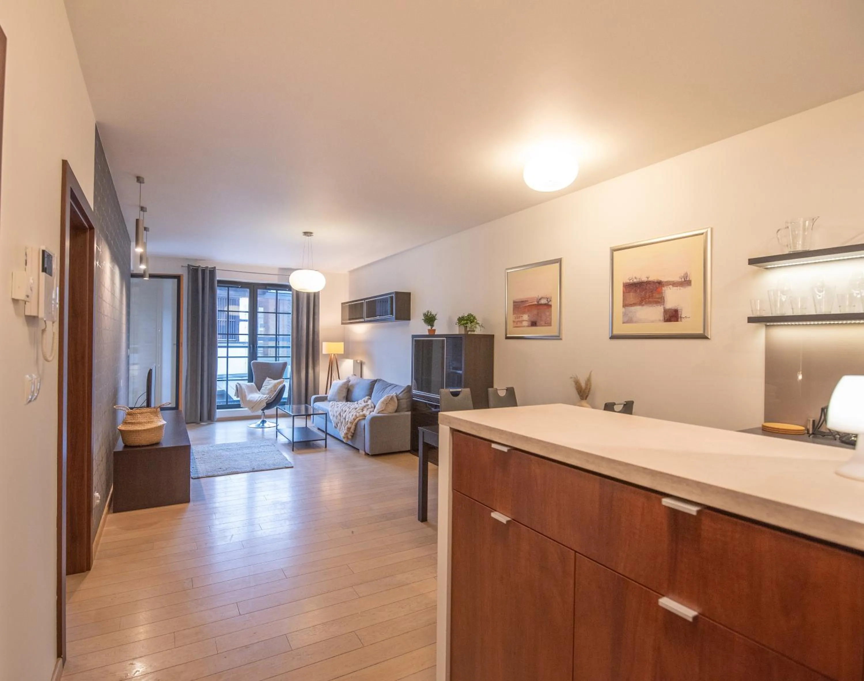 TV and multimedia in City Lights Apartments