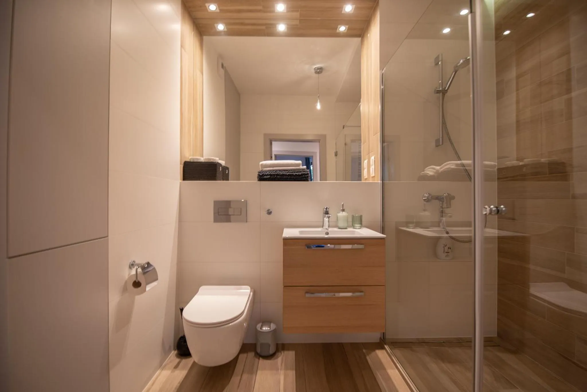 Bathroom in City Lights Apartments