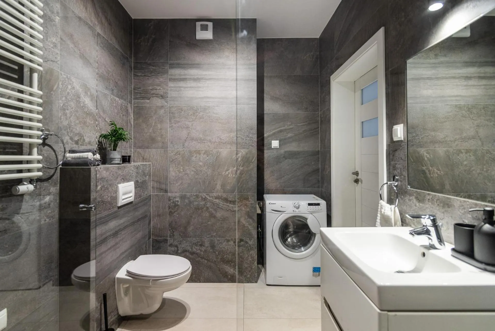 Bathroom in City Lights Apartments