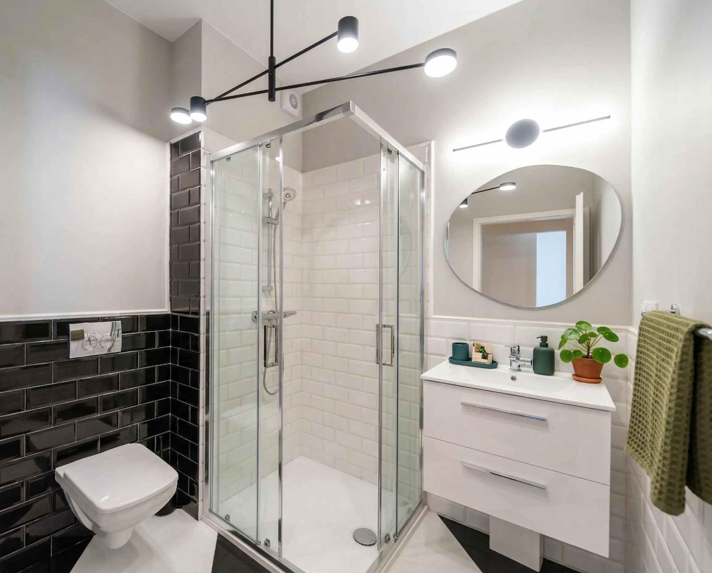 Bathroom in City Lights Apartments