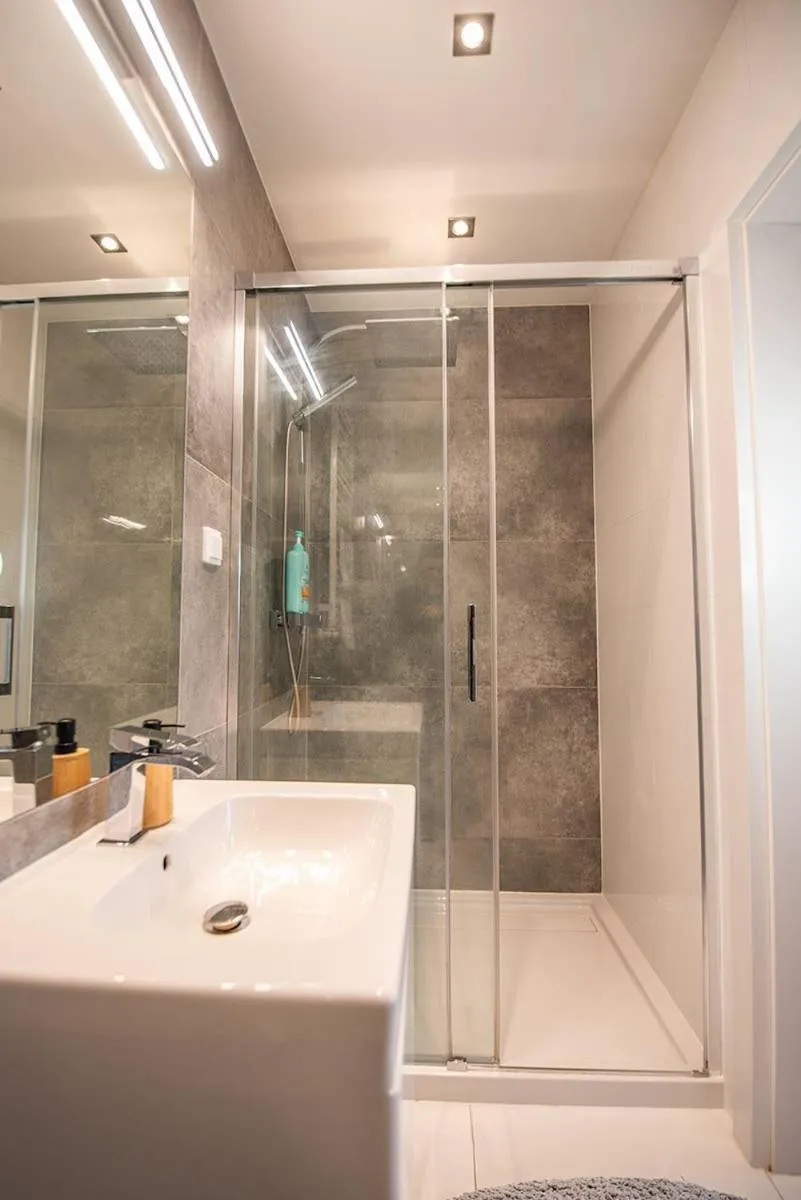 Bathroom in City Lights Apartments