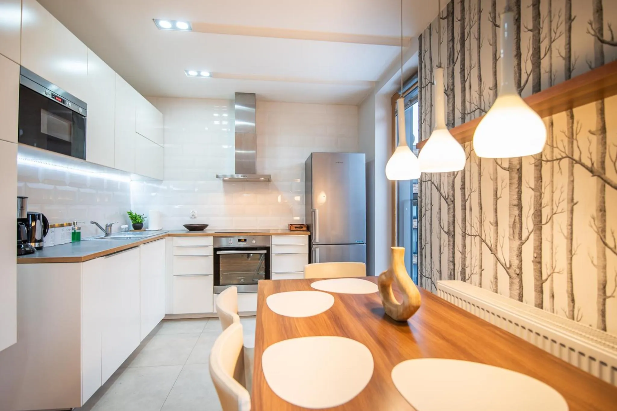 kitchen in City Lights Apartments