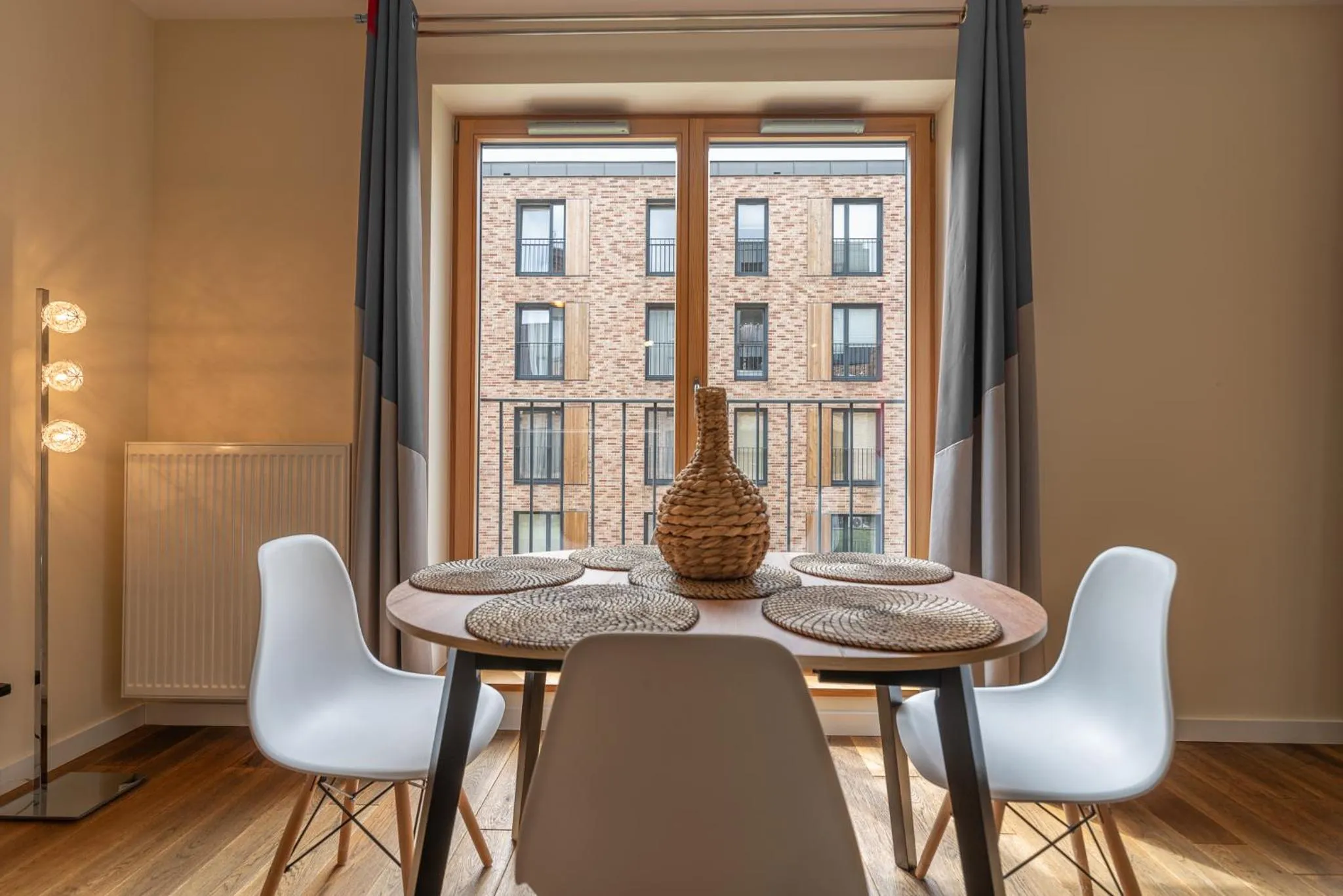 Living room in City Lights Apartments
