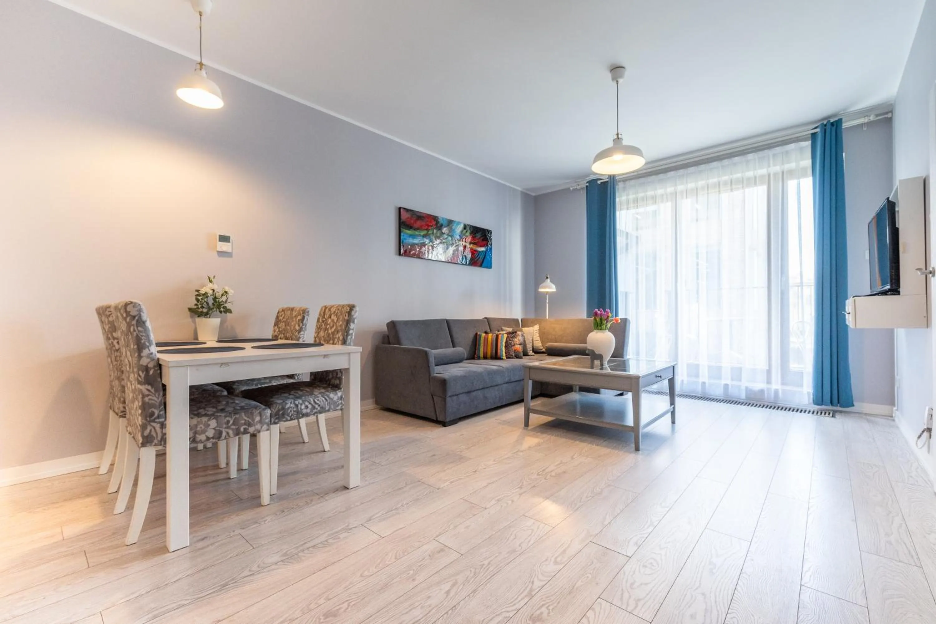 TV and multimedia in City Lights Apartments